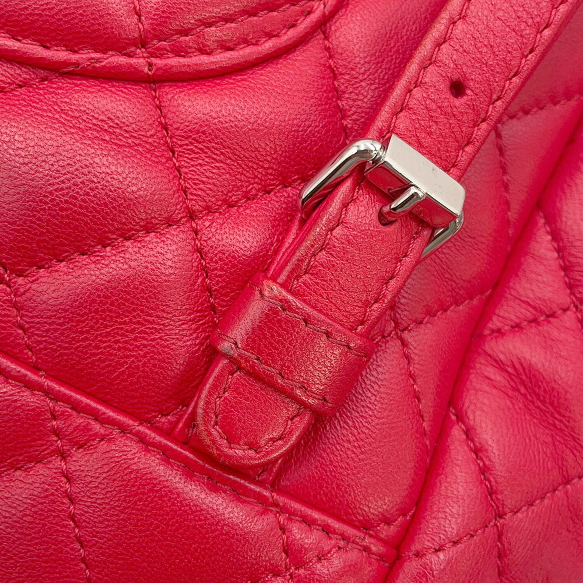 Chanel Red Color Backpack Handbag (Pre-Owned)