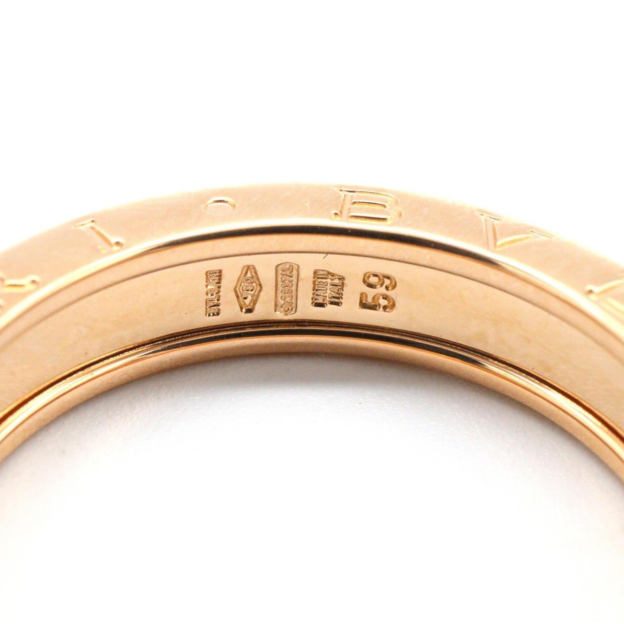 Bvlgari Gold Pink Gold (18K) Band Ring (Pre-Owned)