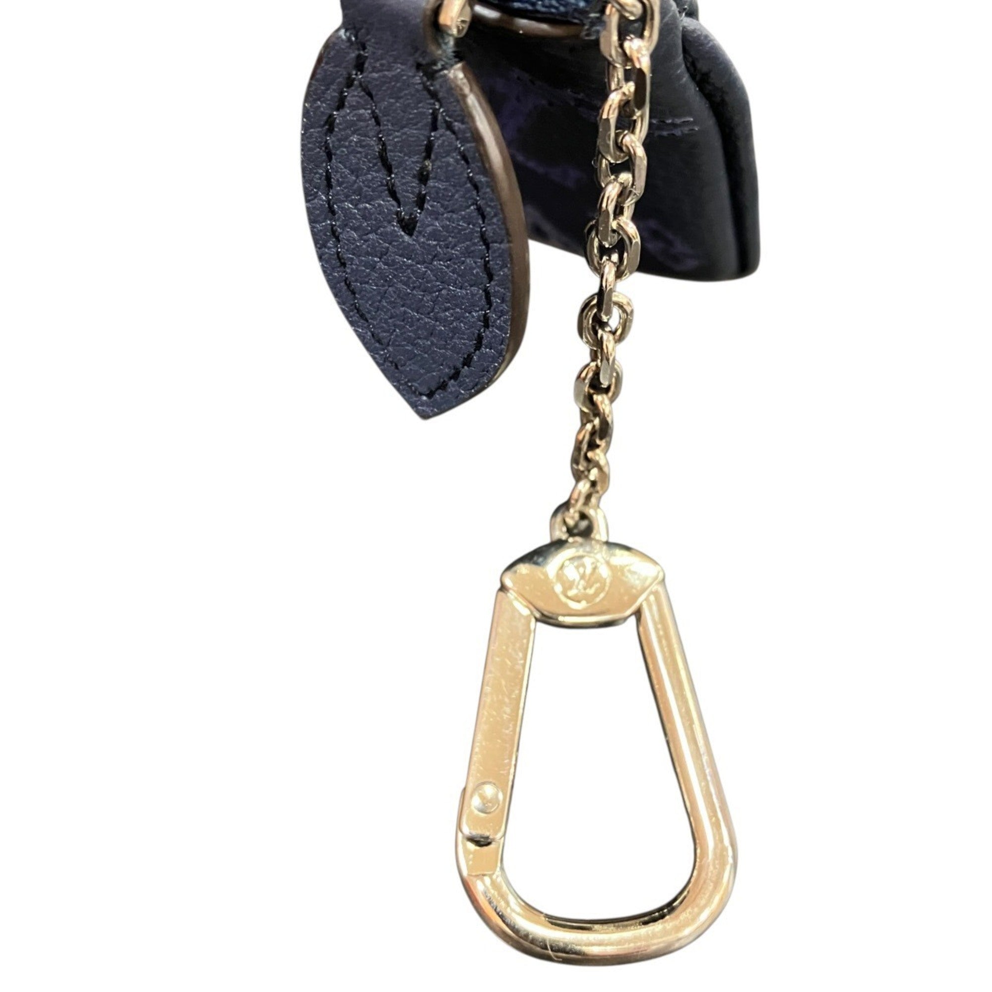 Louis Vuitton Navy Mahina Leather Leather Coin Purse/Coin Case (Pre-Owned)