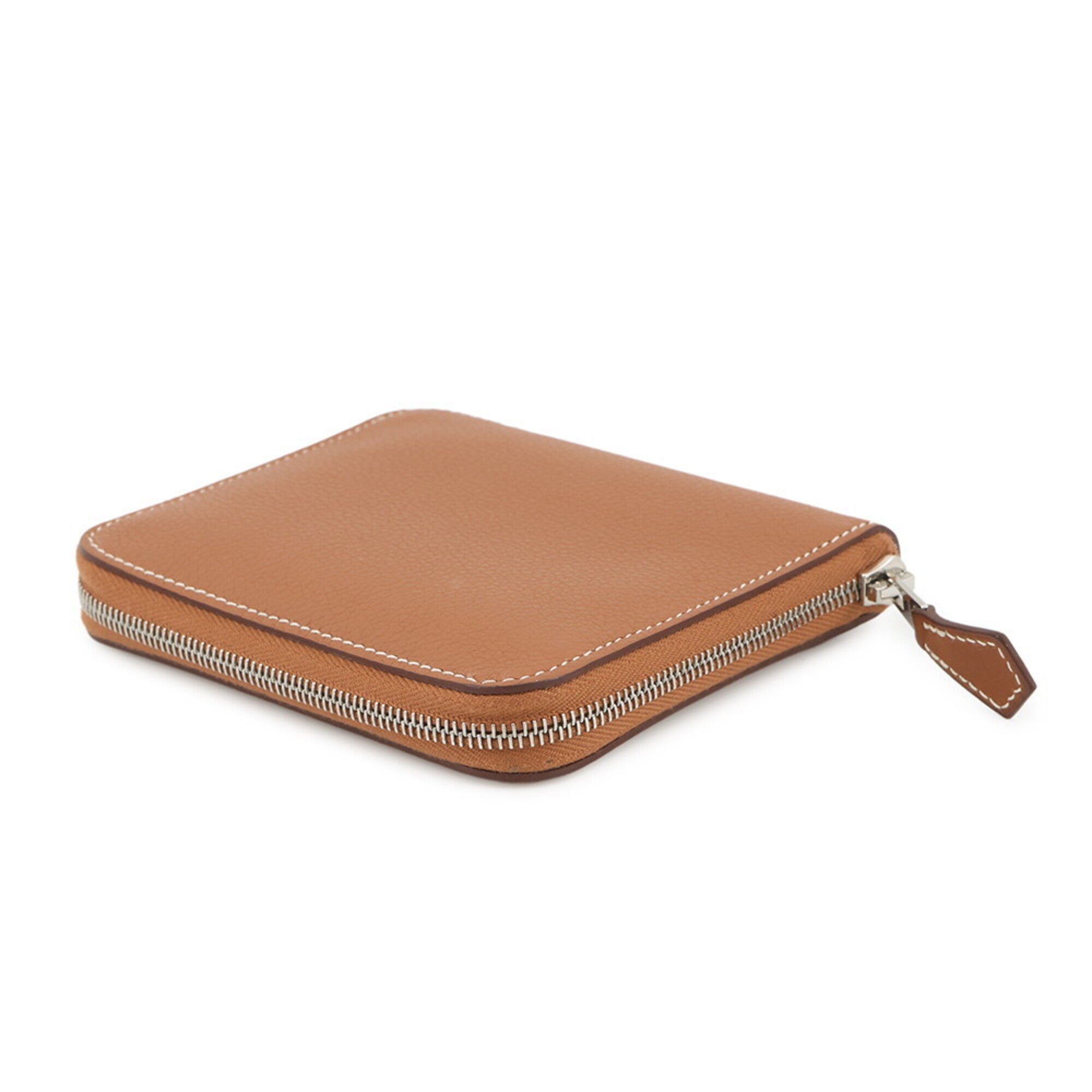 Hermes Silk'in Gold Coin Purse/Coin Case (Pre-Owned)