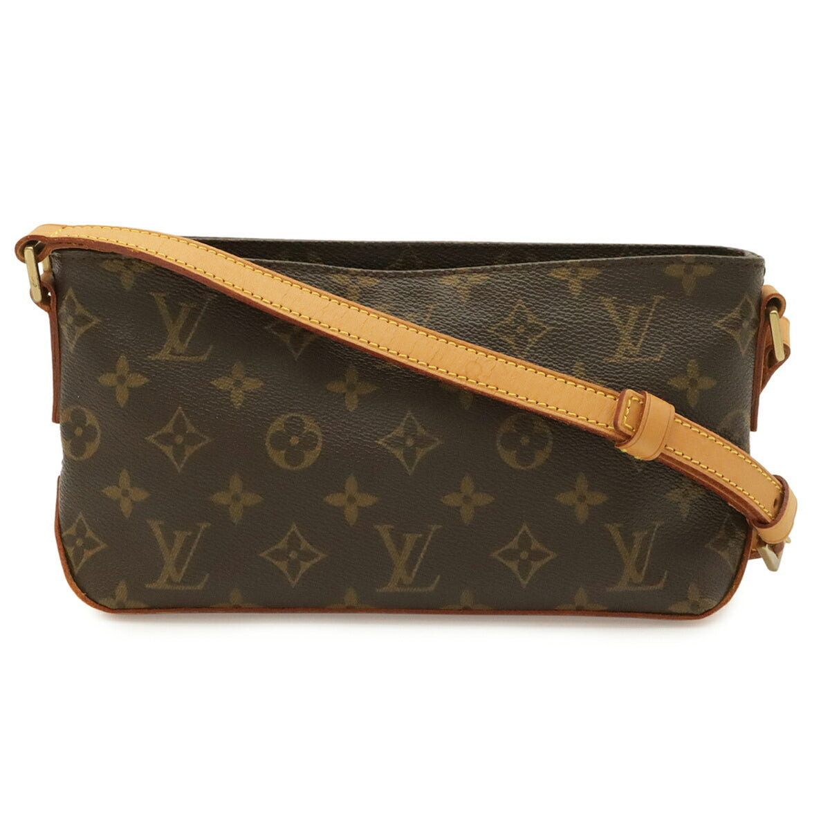 Louis Vuitton Brown Monogram Canvas Pochette Shoulder Bag (Pre-Owned)