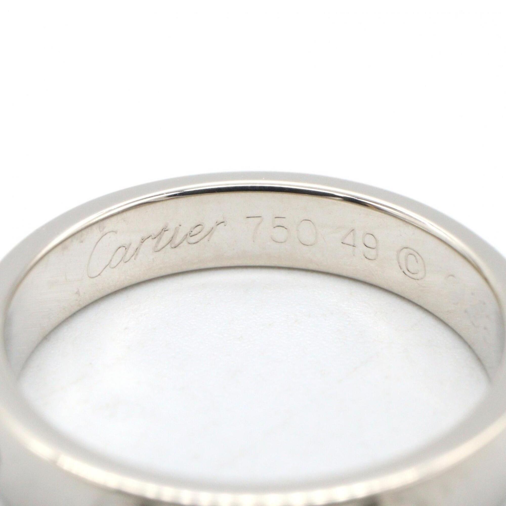 Cartier Silver White Gold (18K) Band Ring (Pre-Owned)
