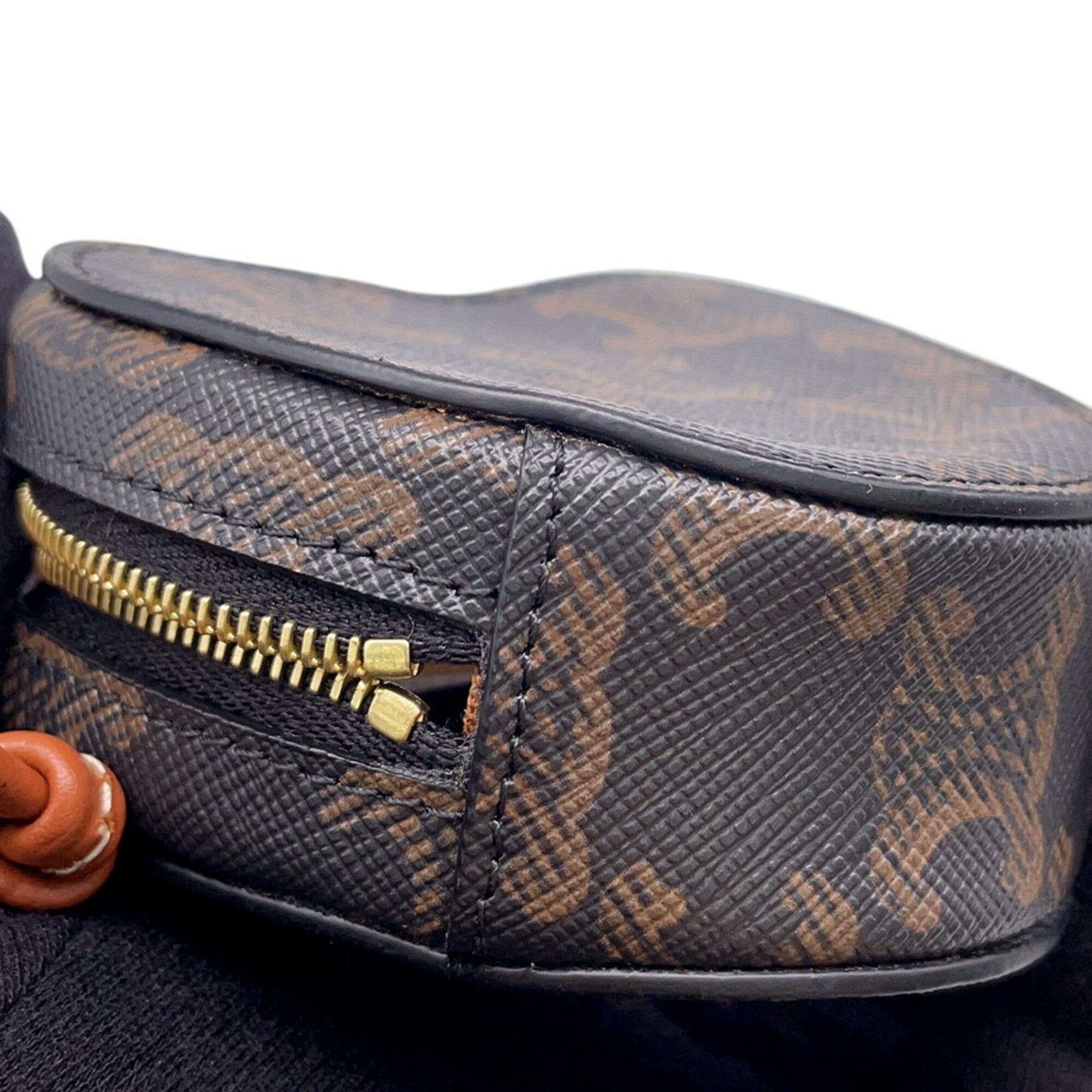 Celine Gold Pvc Leather Pochette Pouch (Pre-Owned)