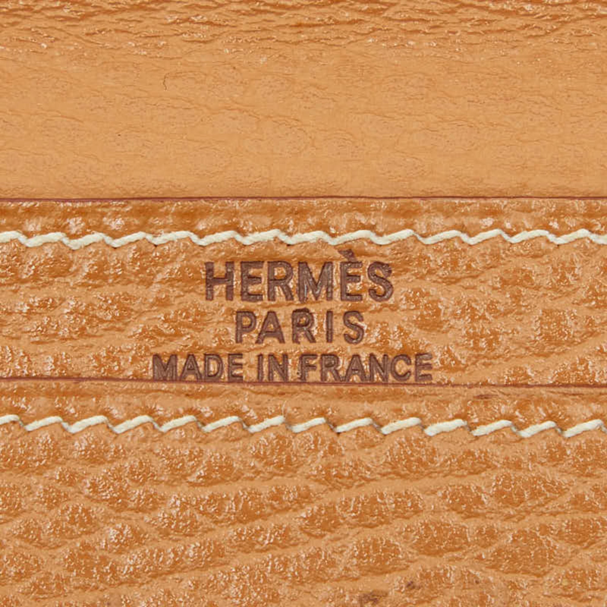 Hermes Mc2 Brown Taurillon Clemence Leather Long Wallet (Bi-Fold) (Pre-Owned)