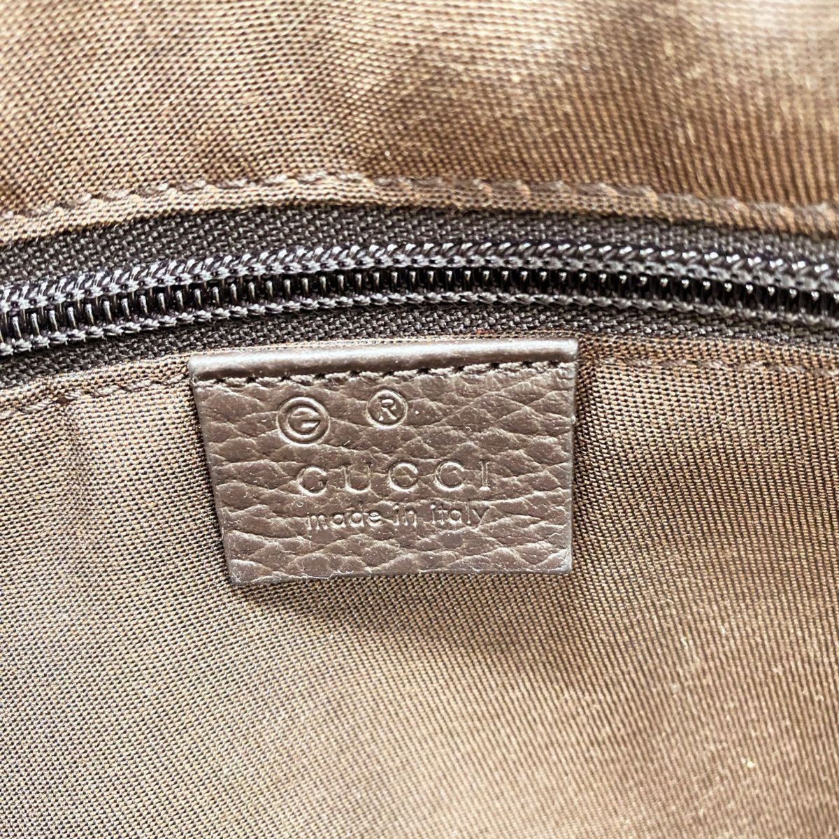 Gucci Beige Canvas Shoulder Bag (Pre-Owned)