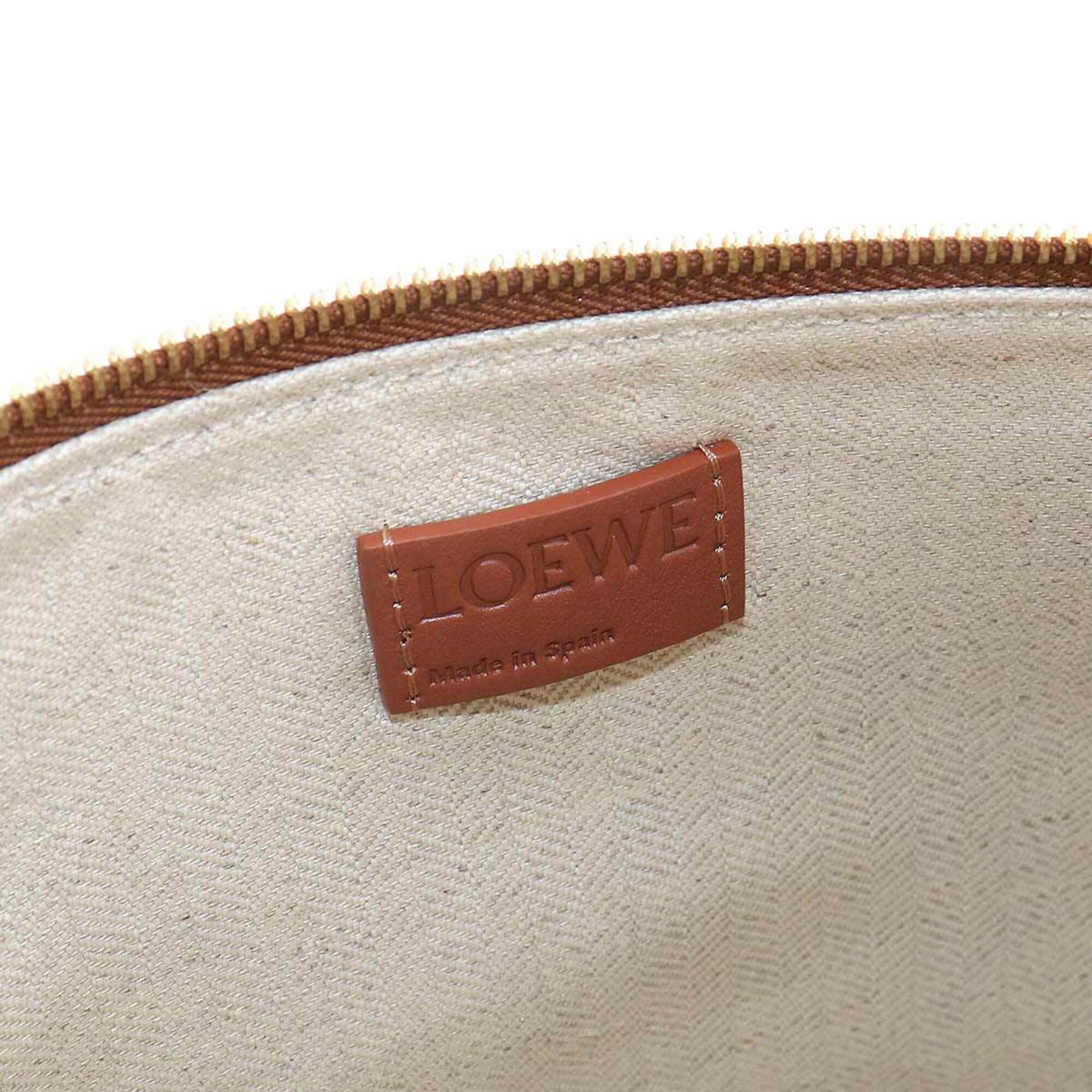 Loewe Hammock Gold Leather Handbag Shoulder Bag (Pre-Owned)