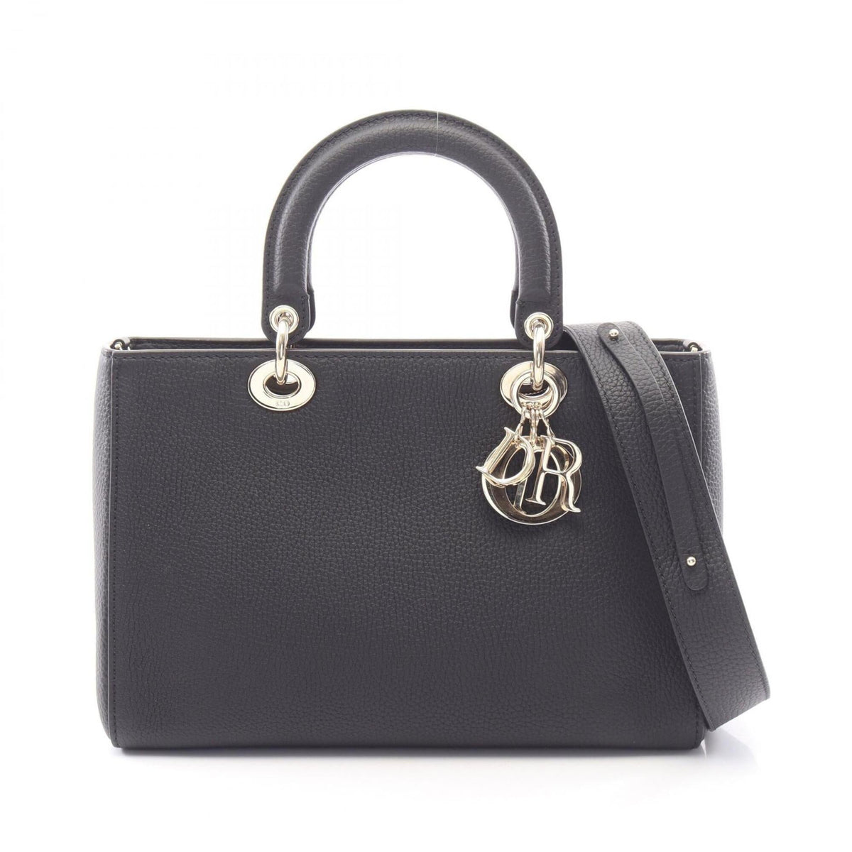 Christian Dior Black Leather Handbag (Pre-Owned)