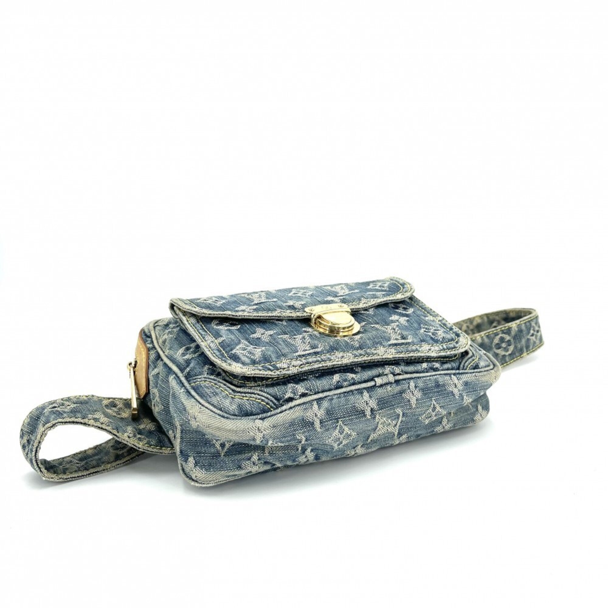 Louis Vuitton Monogram Denim Blue Monogram Denim Fanny Pack (Pre-Owned)