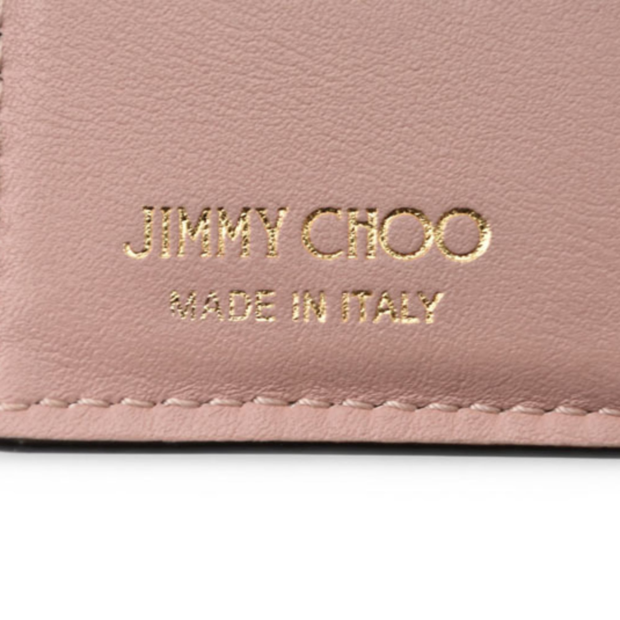 Jimmy Choo Pink Leather Wallet (Bi-Fold) (Pre-Owned)