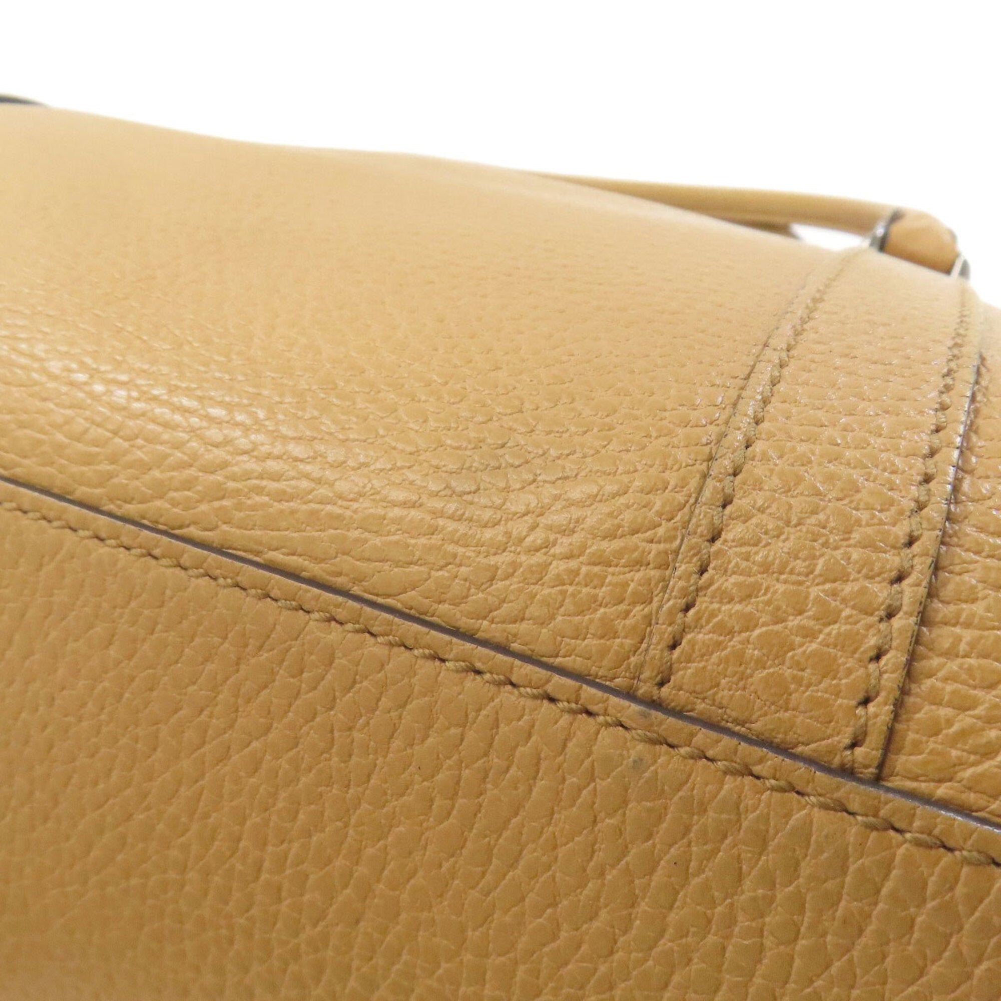Gucci Beige Leather Tote Bag (Pre-Owned)