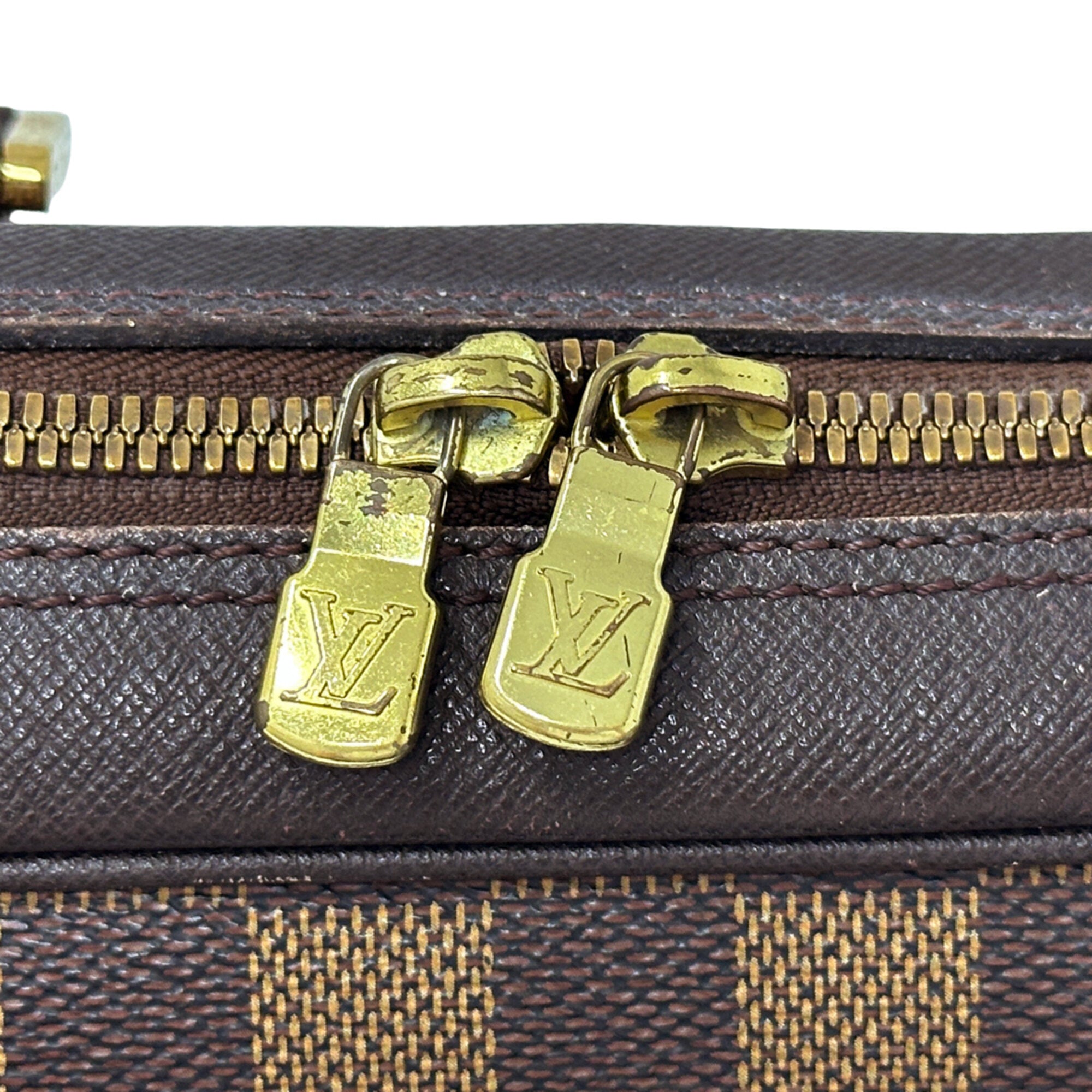 Louis Vuitton Brown Ebene Damier Canvas Handbag (Pre-Owned)