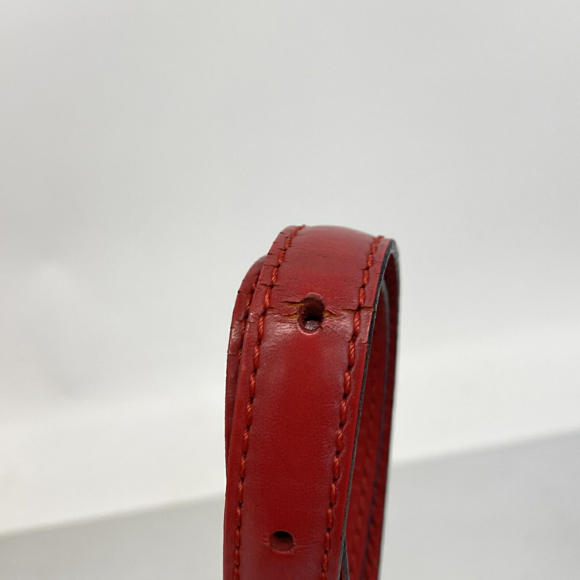 Louis Vuitton Castilian Red Handbag (Pre-Owned)