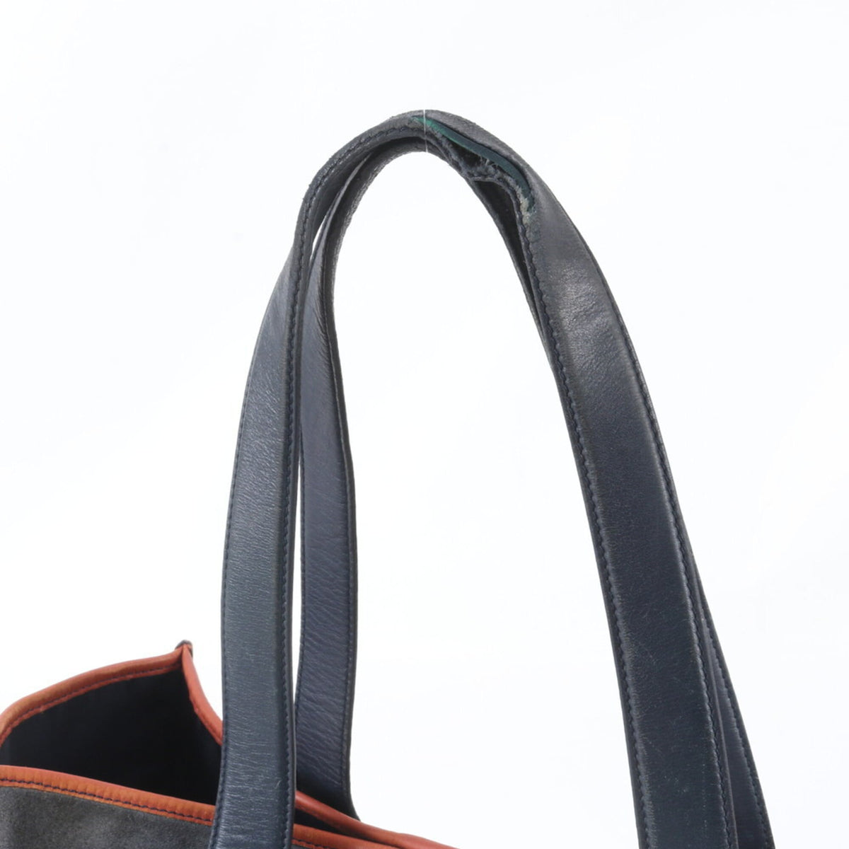 Tod's Gray Leather Shoulder Bag Tote Bag (Pre-Owned)