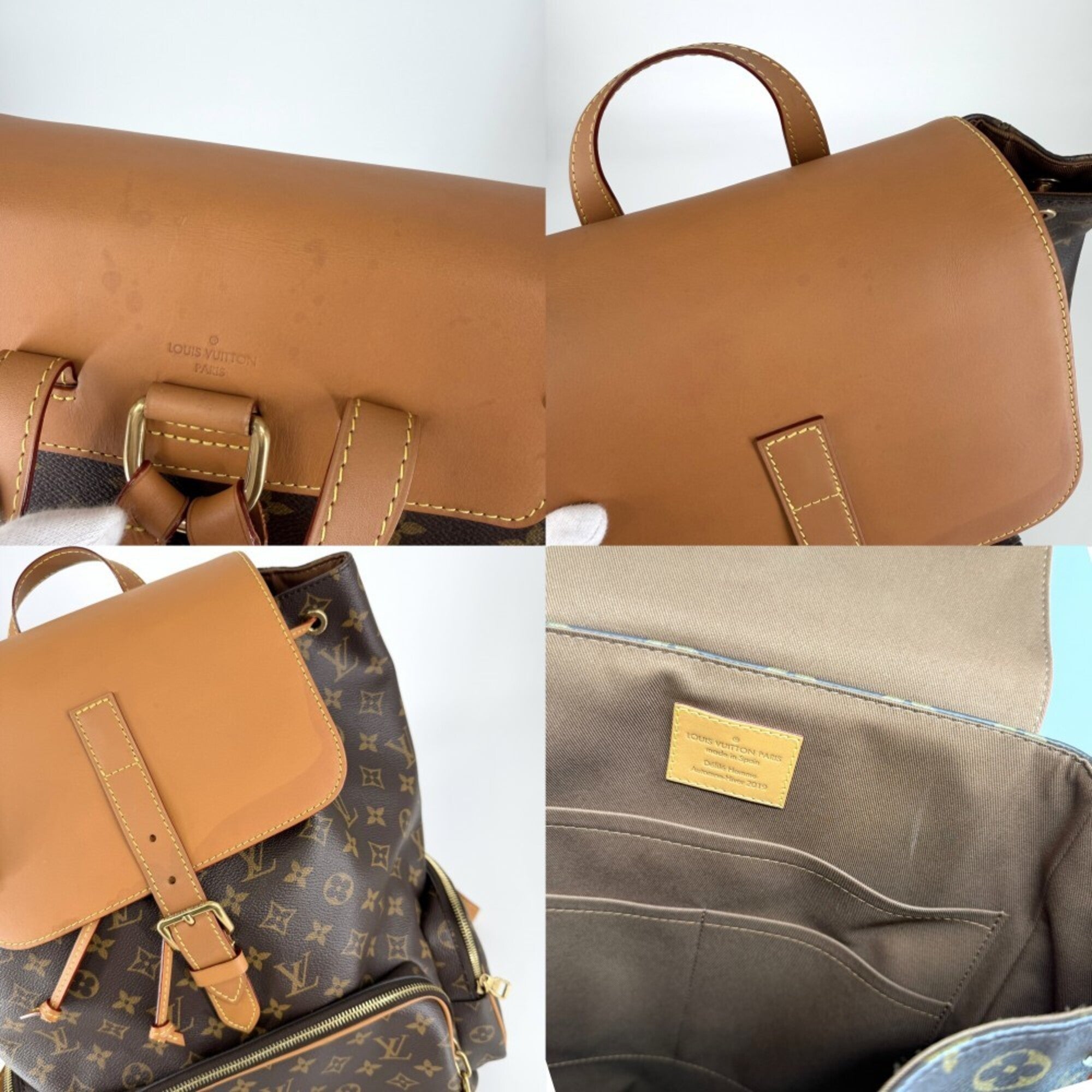 Louis Vuitton Brown Monogram Backpack (Pre-Owned)