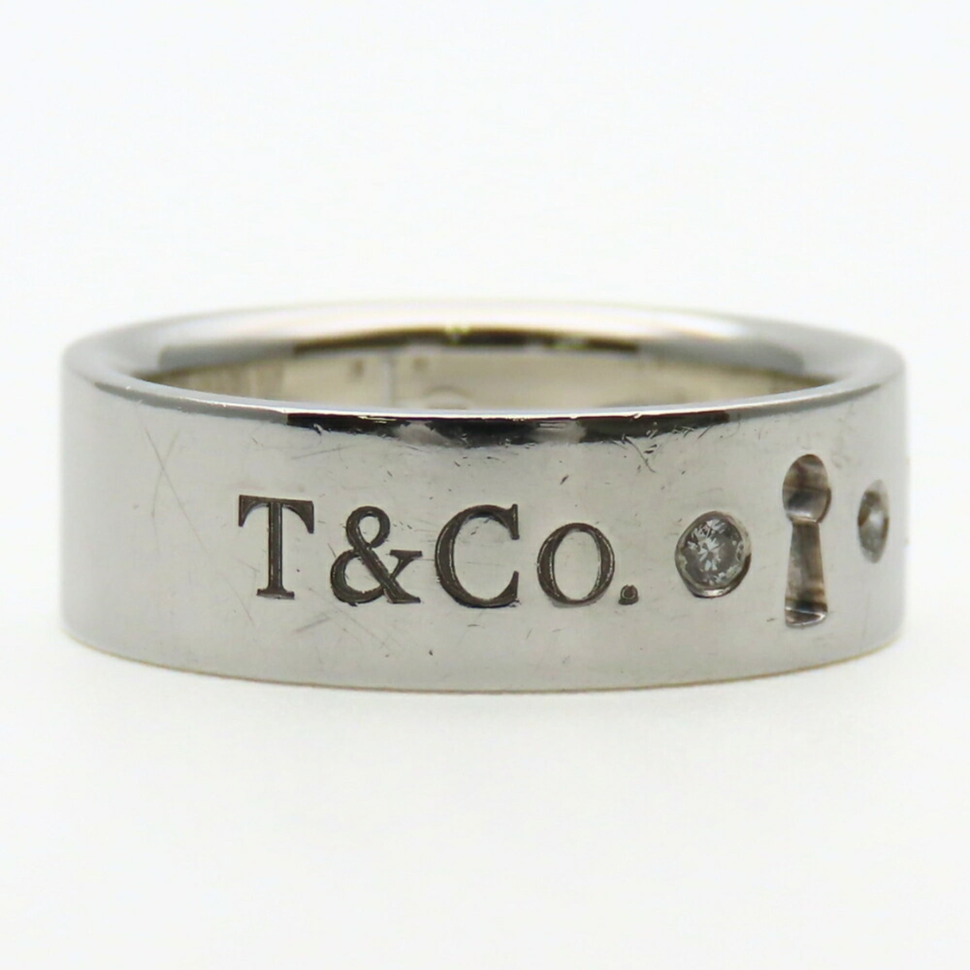 Tiffany Silver Silver 925 Band Ring (Pre-Owned)