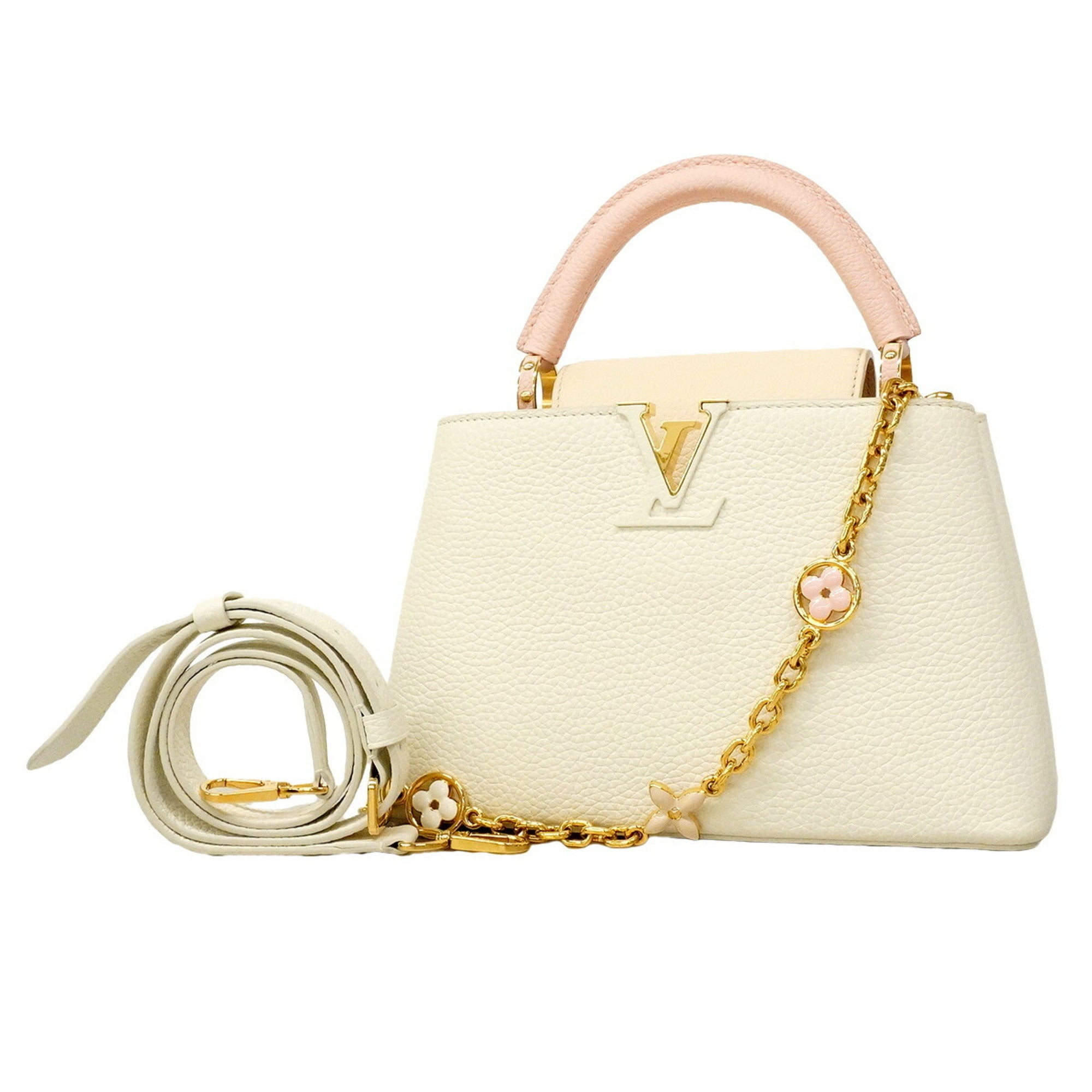 Louis Vuitton White Handbag (Pre-Owned)