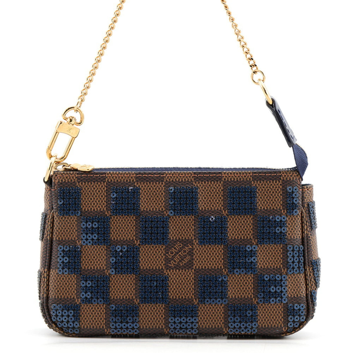 Louis Vuitton Blue Spangles Handbag (Pre-Owned)