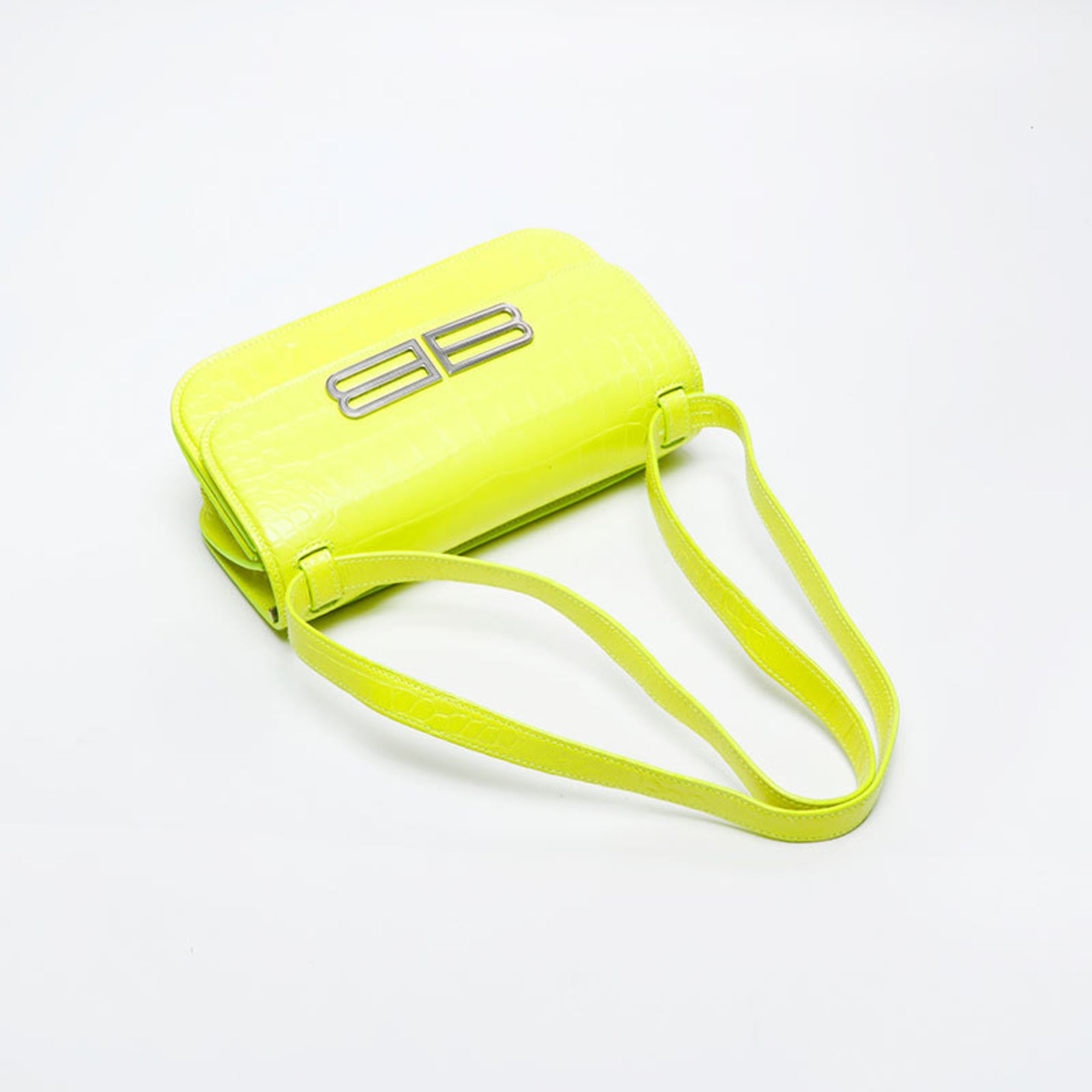 Balenciaga Yellow Leather Shoulder Bag (Pre-Owned)