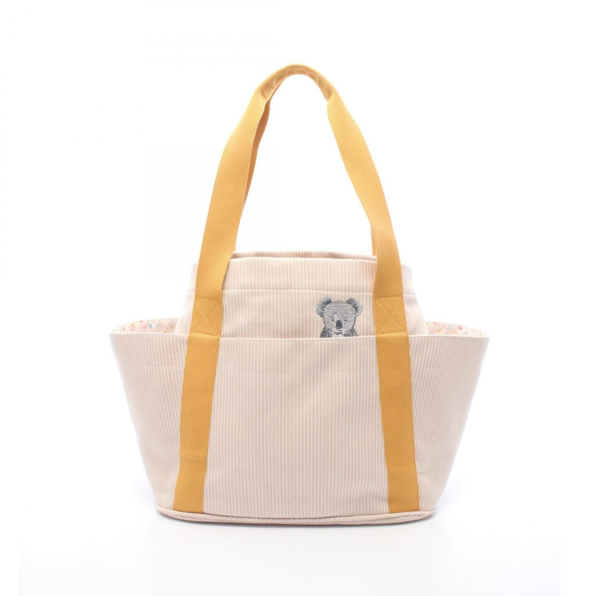 Hermes Beige Canvas Handbag Tote Bag (Pre-Owned)
