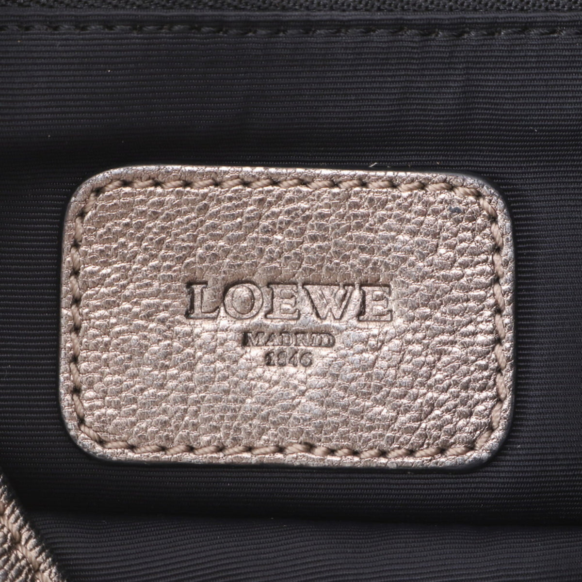 Loewe Metallic Leather Handbag Shoulder Bag Tote Bag (Pre-Owned)