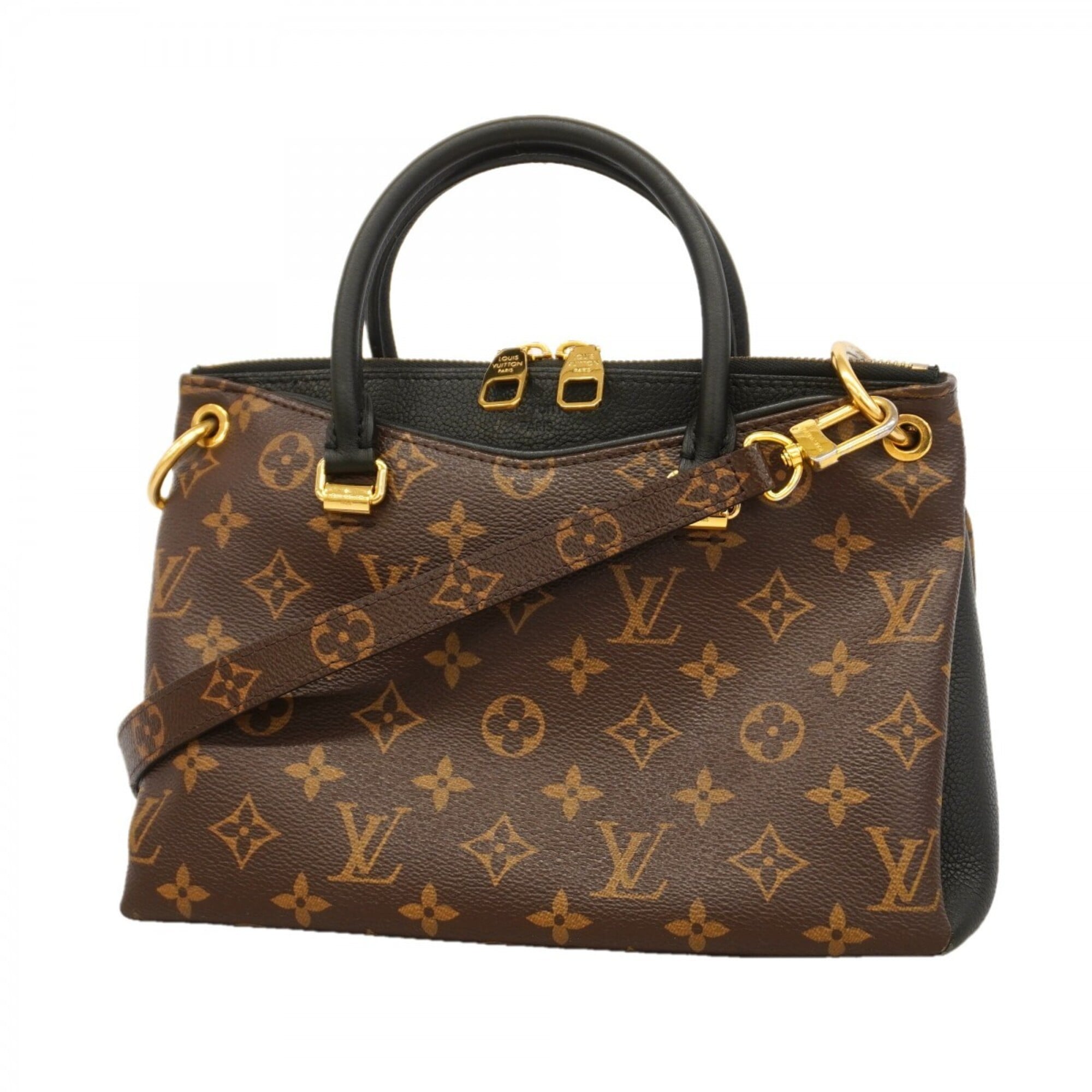 Louis Vuitton Noir Handbag (Pre-Owned)
