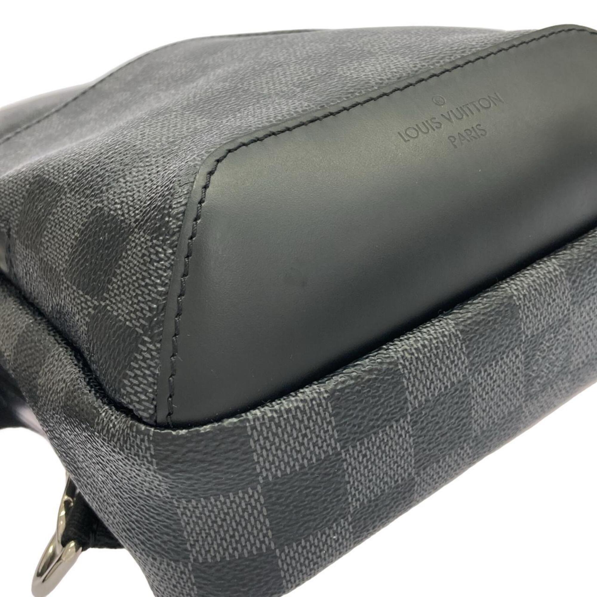 Louis Vuitton Graphite Coated Canvas Shoulder Bag (Pre-Owned)