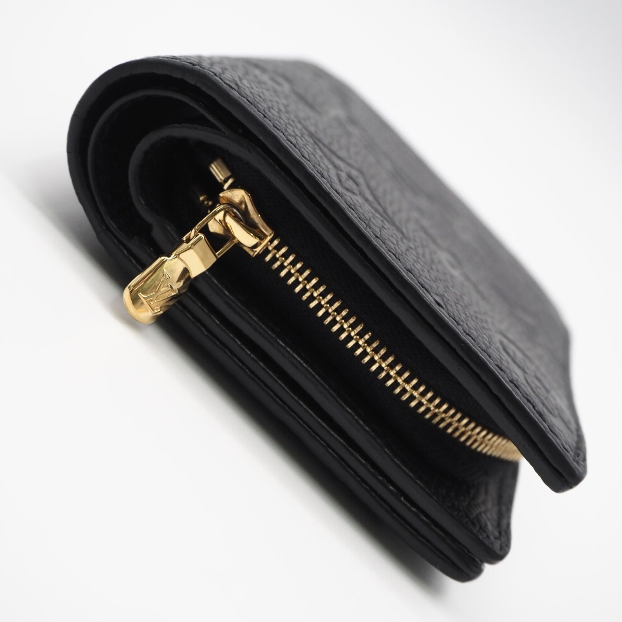 Louis Vuitton Monogram Empreinte Black Noir Leather Wallet (Bi-Fold) (Pre-Owned)