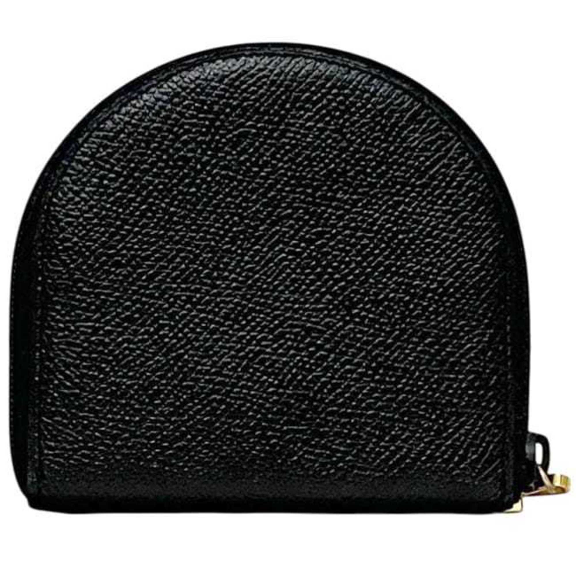 Yves Saint Laurent Black Leather Coin Purse/Coin Case (Pre-Owned)
