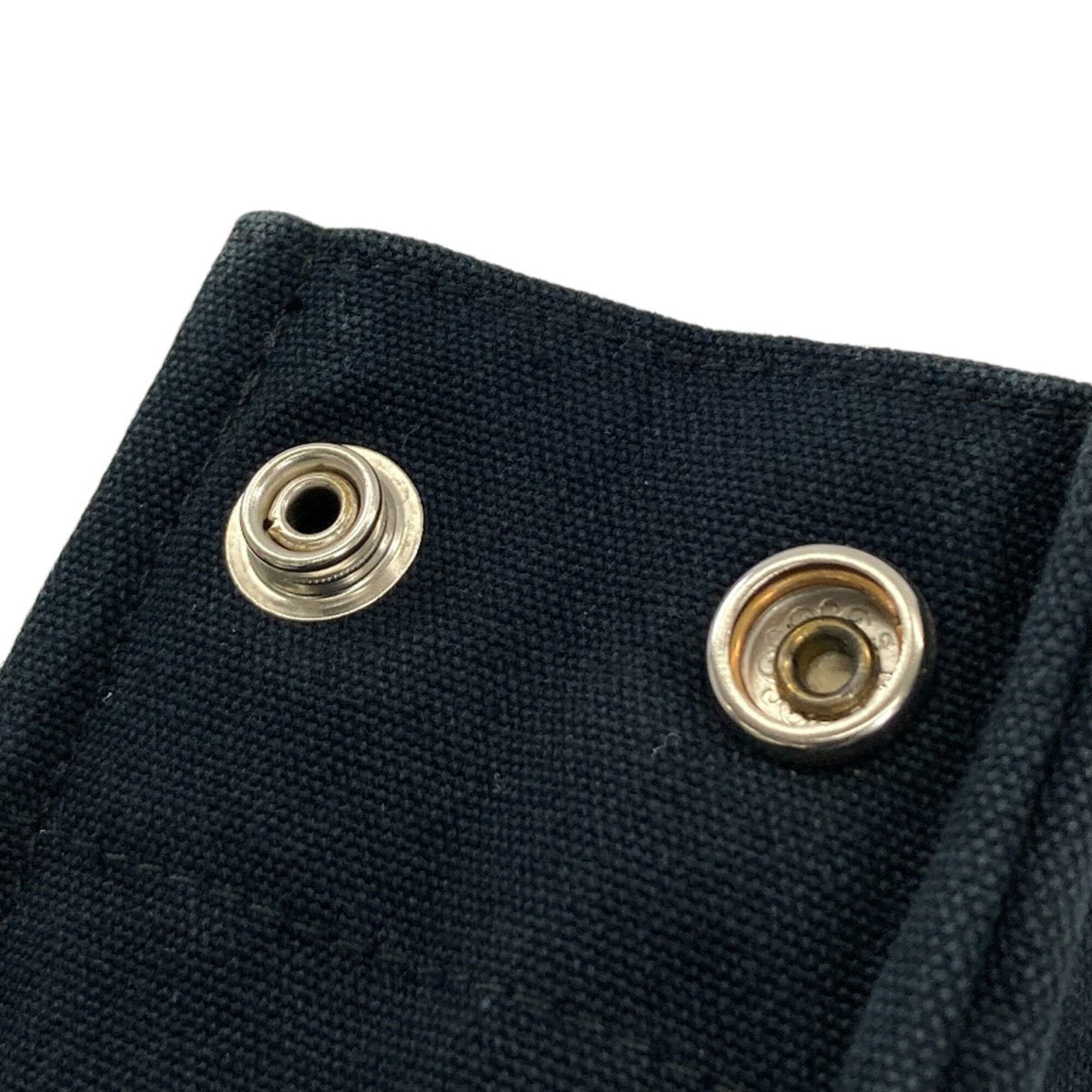 Hermes Black Canvas Tote Bag (Pre-Owned)