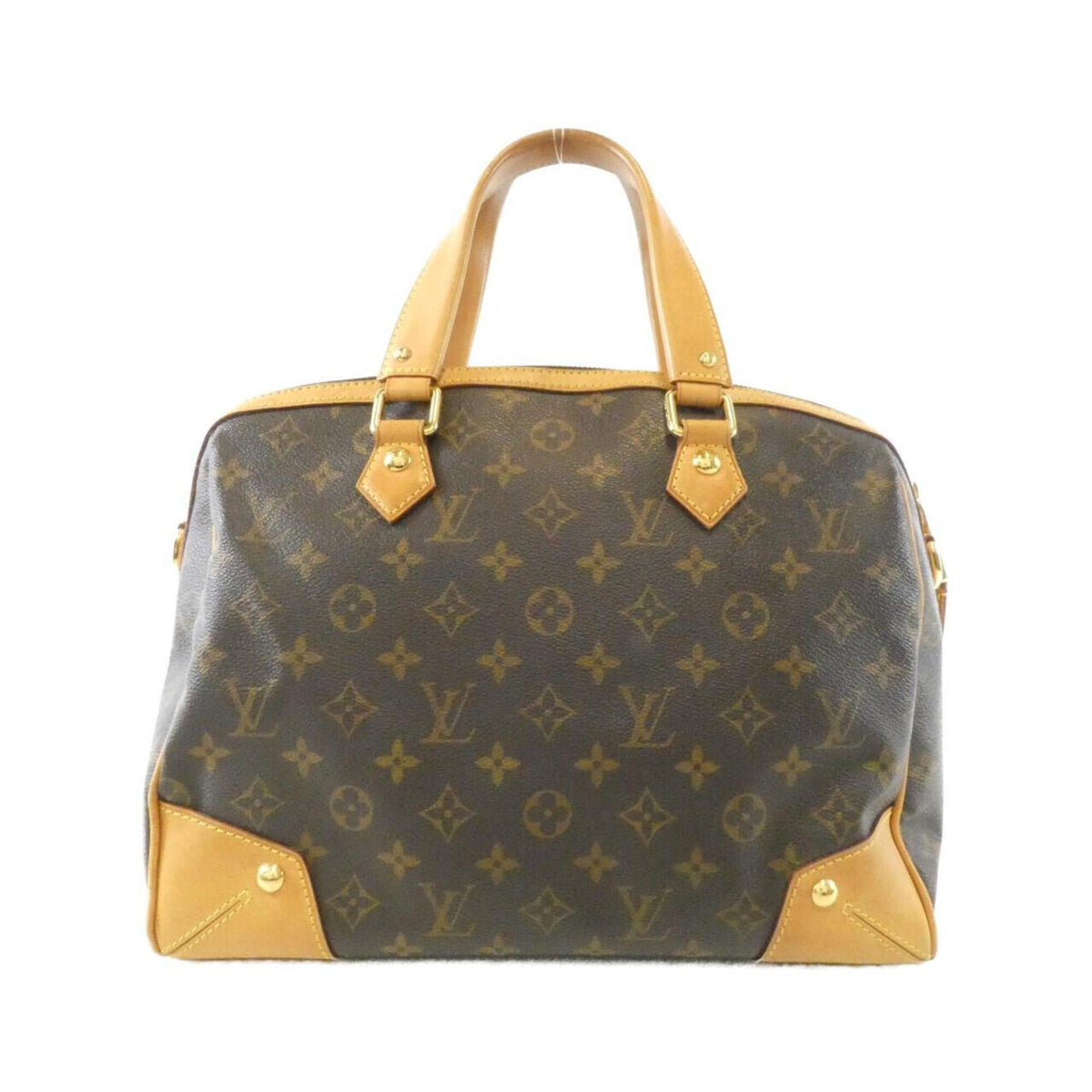 Louis Vuitton Marron Coated Canvas Handbag (Pre-Owned)