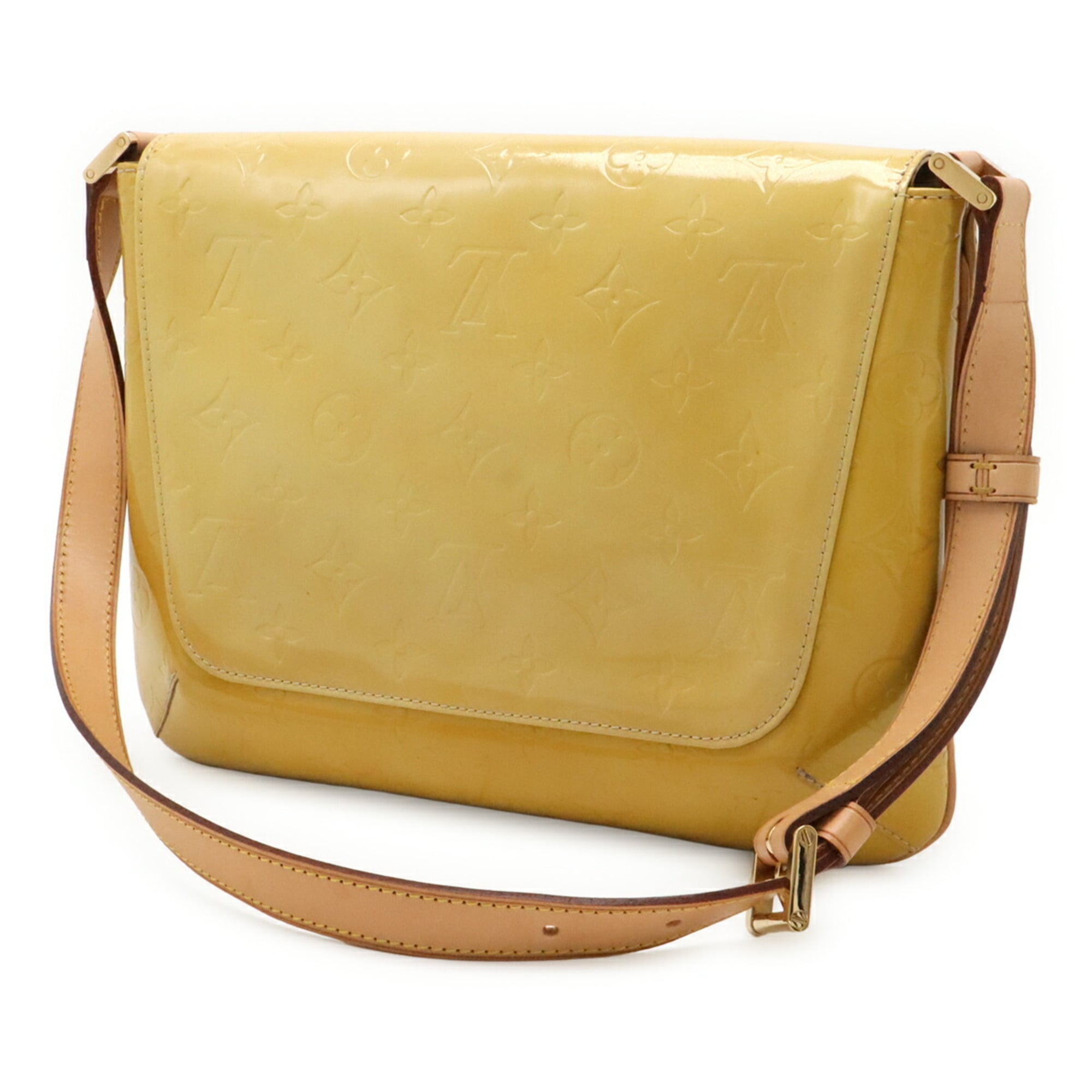 Louis Vuitton Monogram Vernis Beige Shoulder Bag (Pre-Owned)