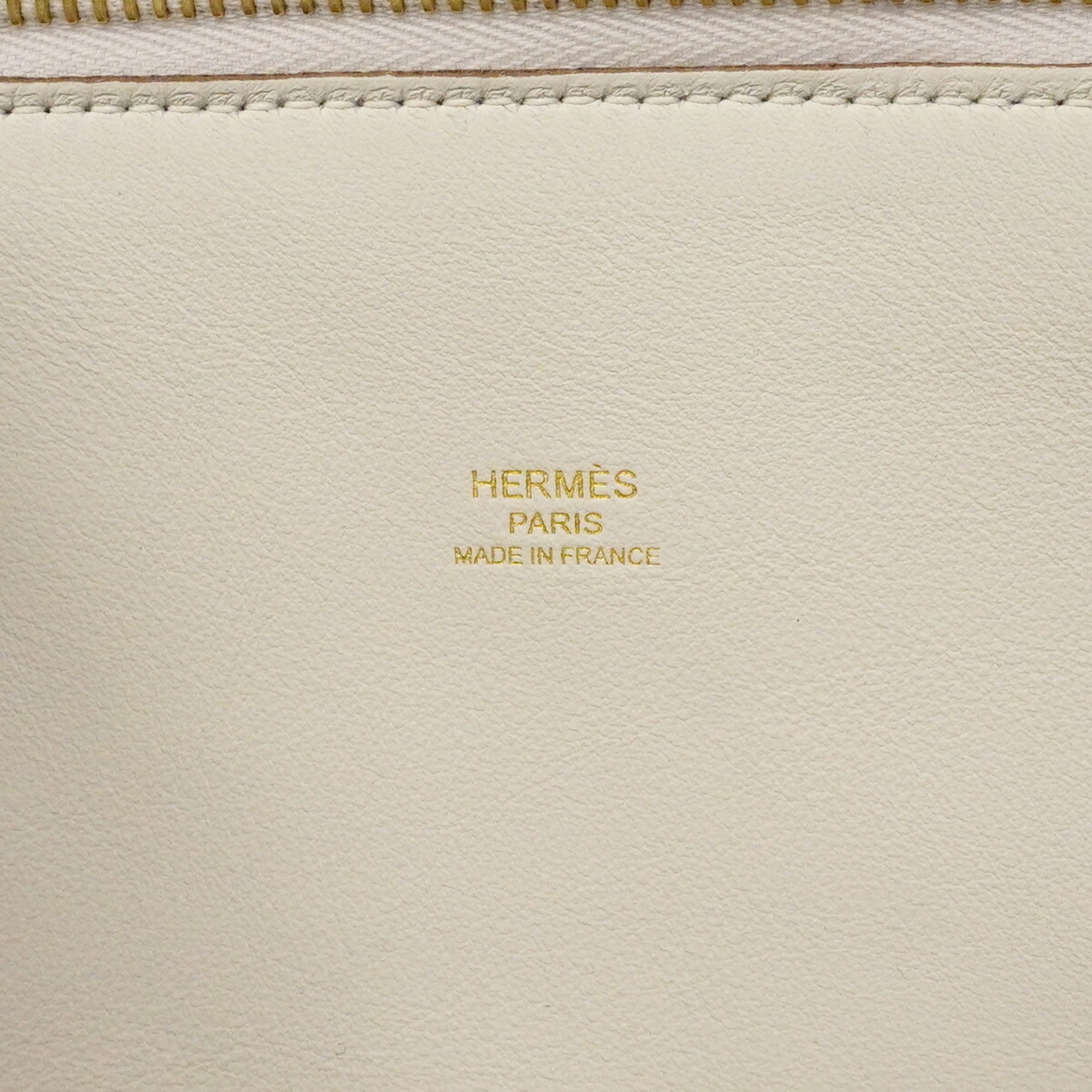 Hermes White Epsom Leather Handbag (Pre-Owned)