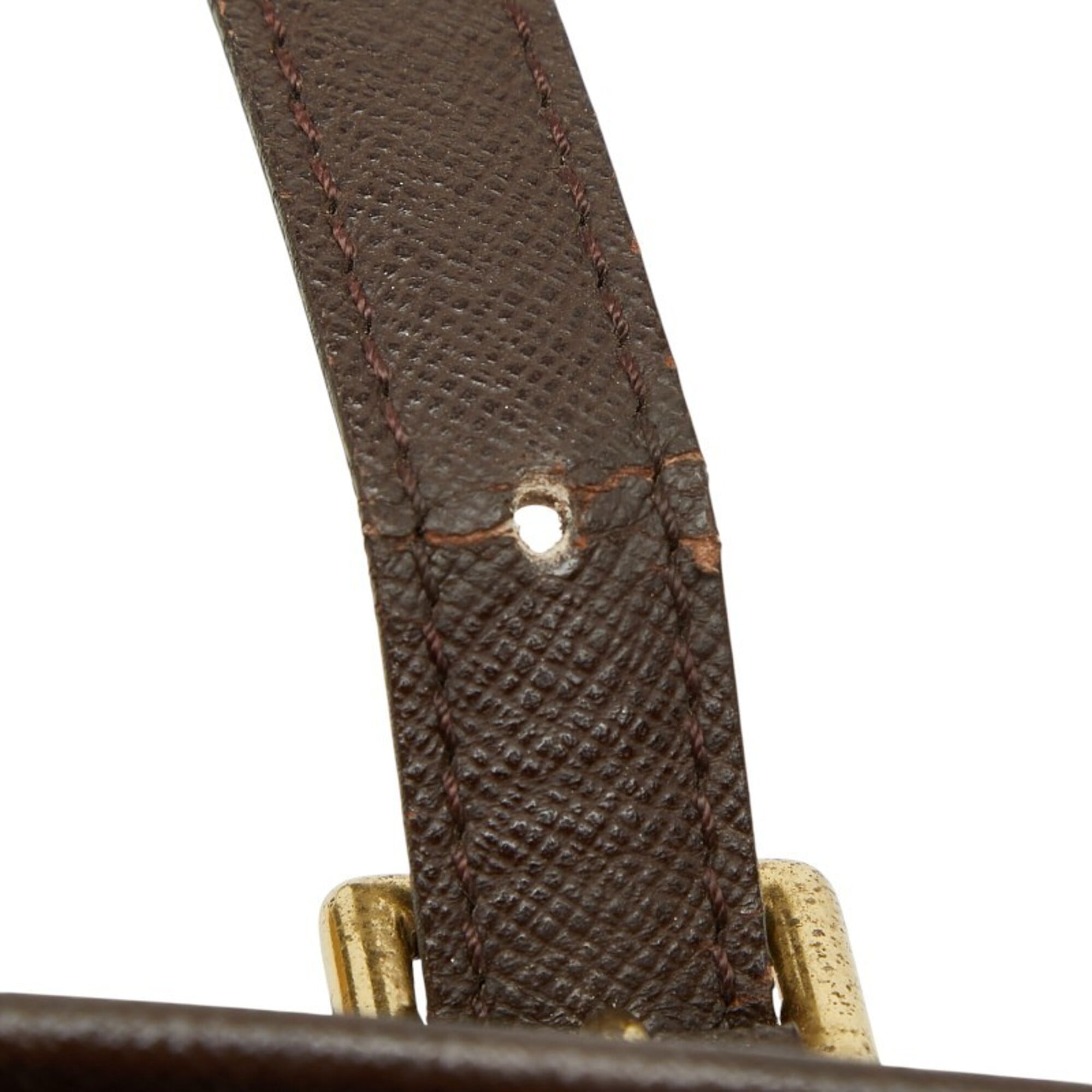 Louis Vuitton Brown Pvc Leather Shoulder Bag Tote Bag (Pre-Owned)