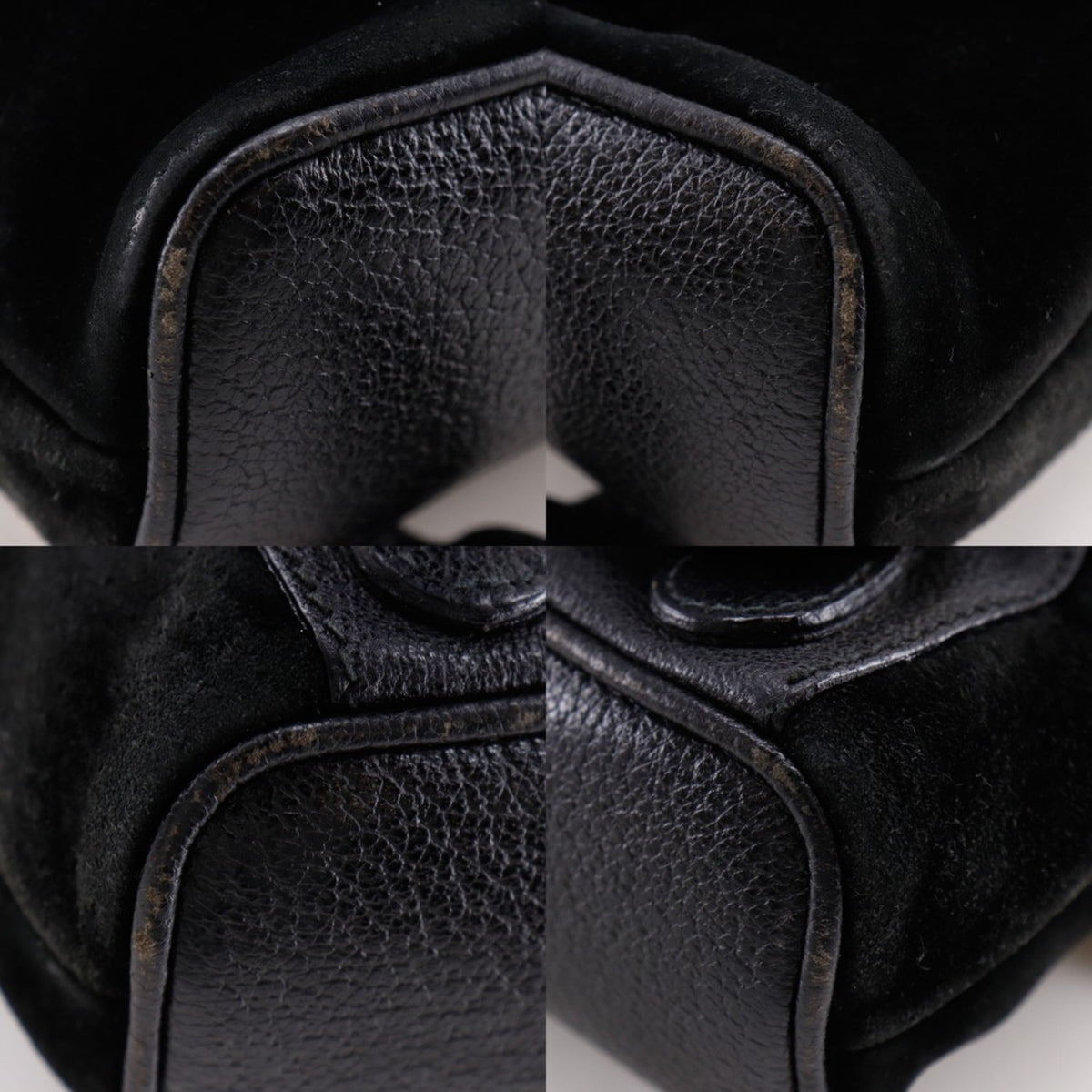 Gucci Black Suede Backpack (Pre-Owned)