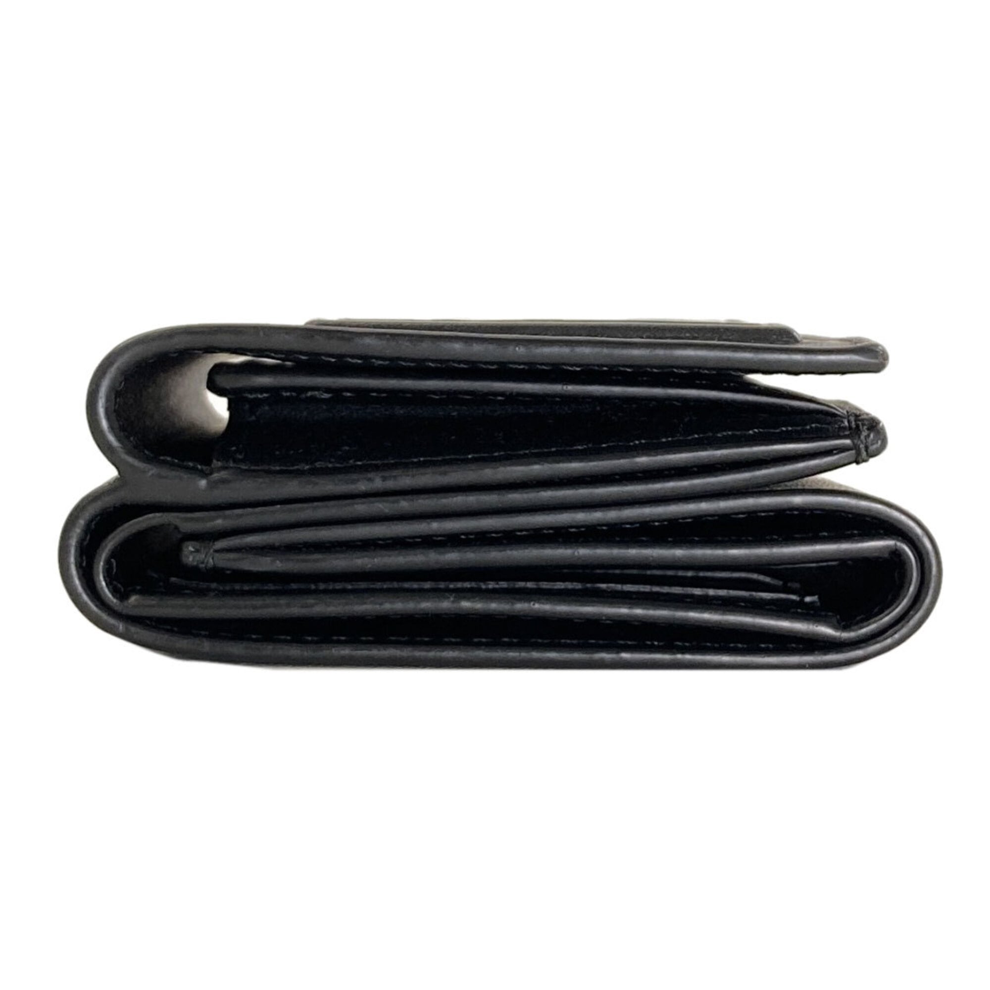 Loewe Black Leather Wallet (Tri-Fold) (Pre-Owned)