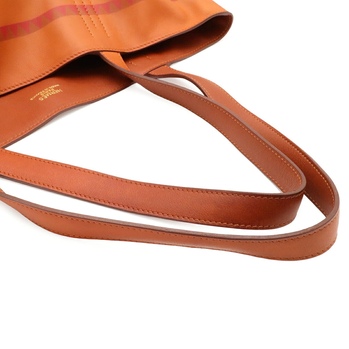 Hermes Brown Multi-Color Shoulder Bag Tote Bag (Pre-Owned)