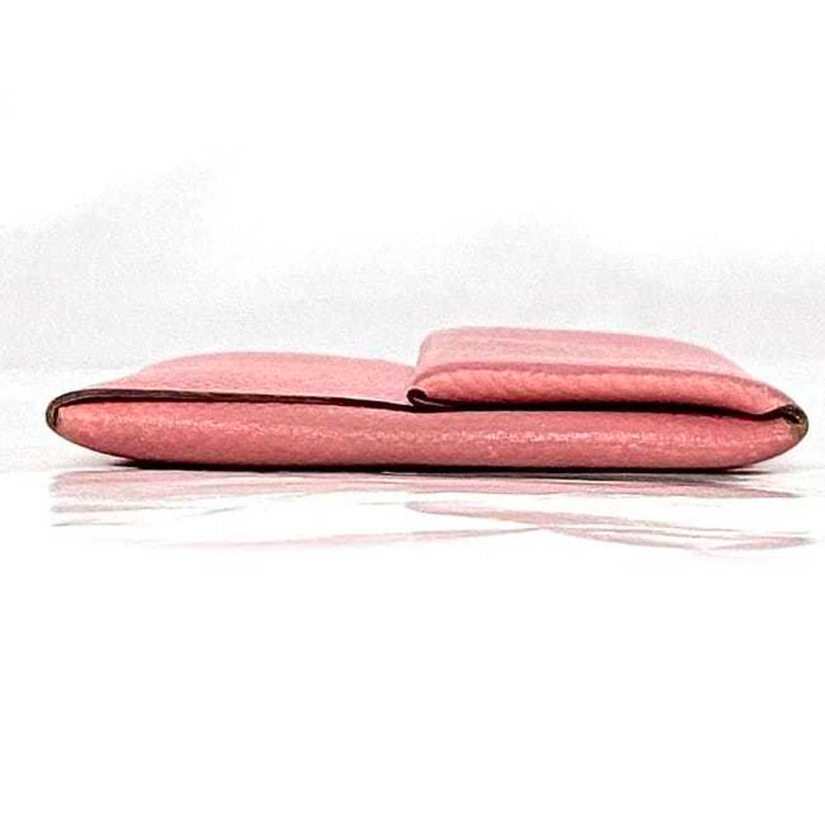 Hermes Pink Leather Togo Leather Coin Purse/Coin Case (Pre-Owned)