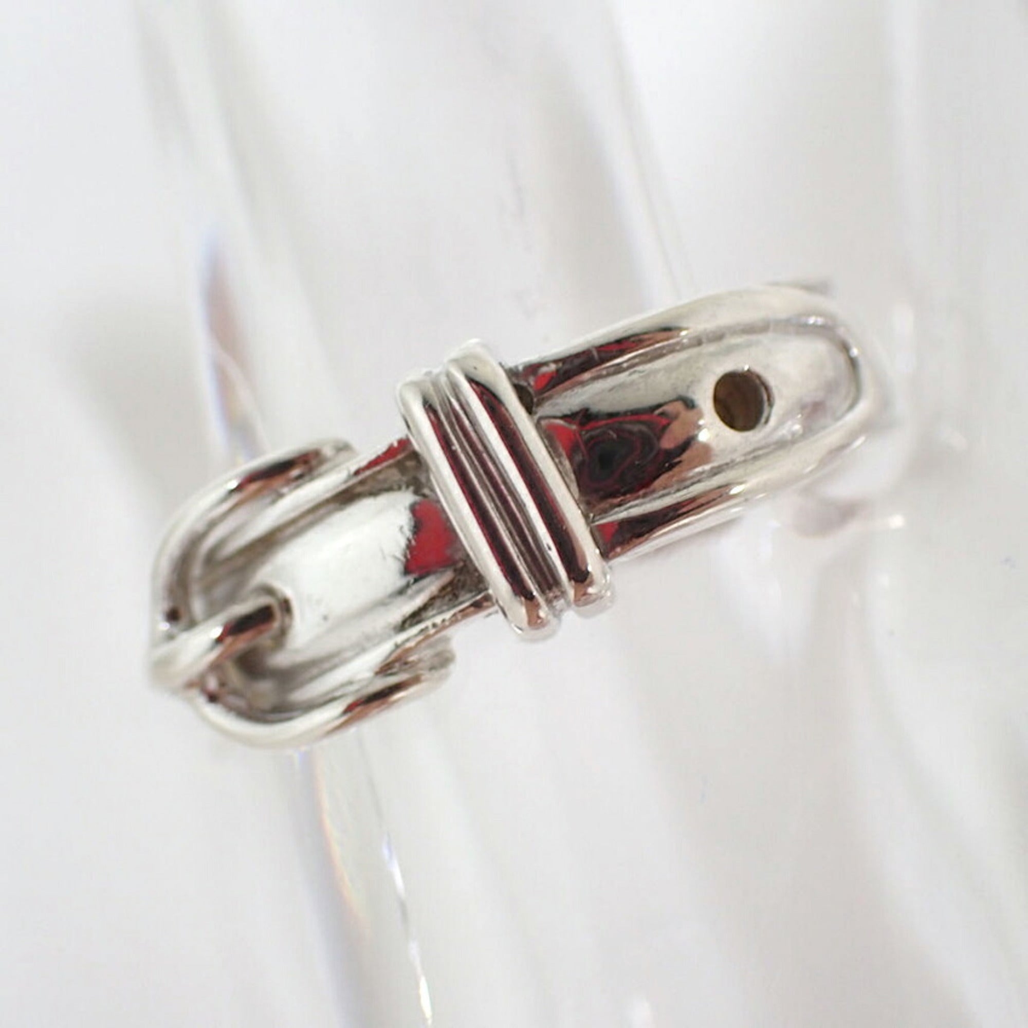 Hermes Sterling Silver 925 Band Ring (Pre-Owned)