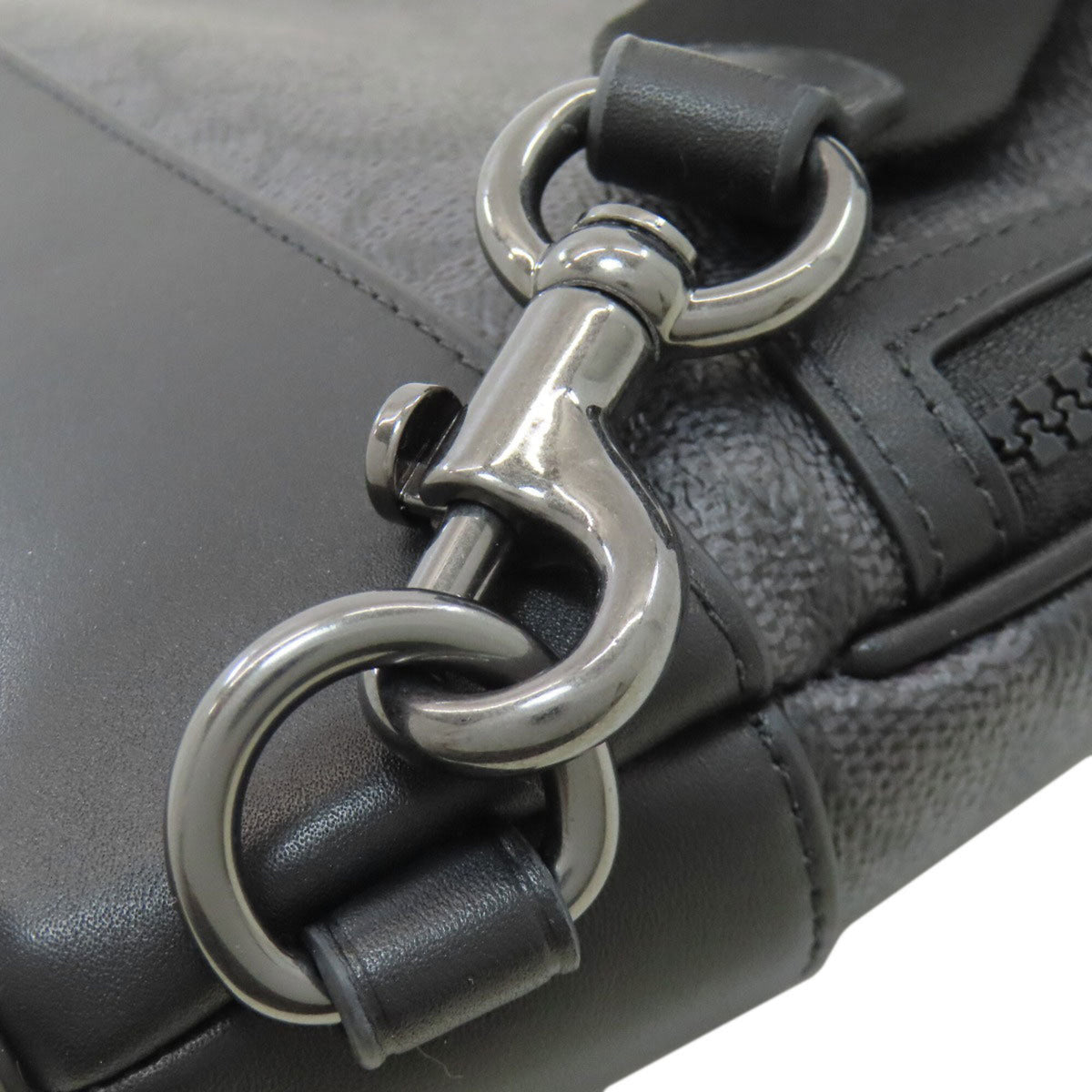 Coach Black Pvc Sling Bag (Pre-Owned)