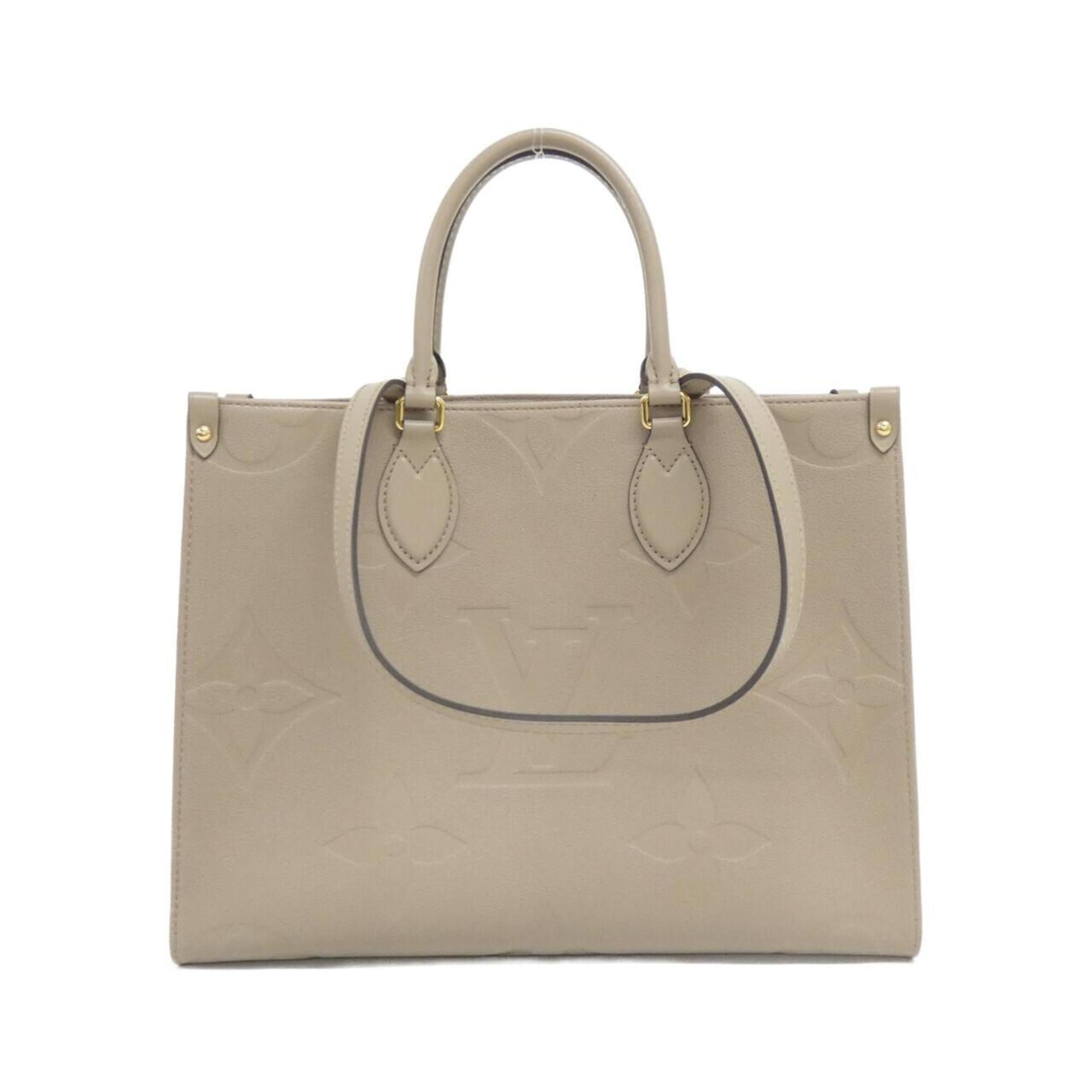 Louis Vuitton Tourterelle Leather Handbag (Pre-Owned)