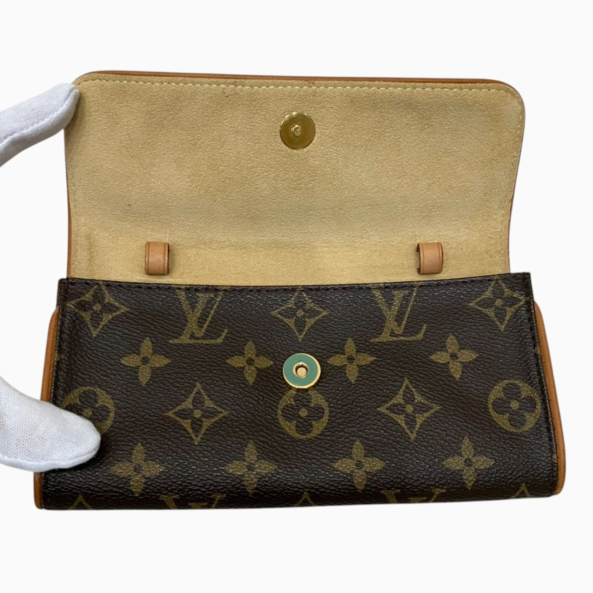 Louis Vuitton Monogram Brown Monogram Pochette Shoulder Bag (Pre-Owned)