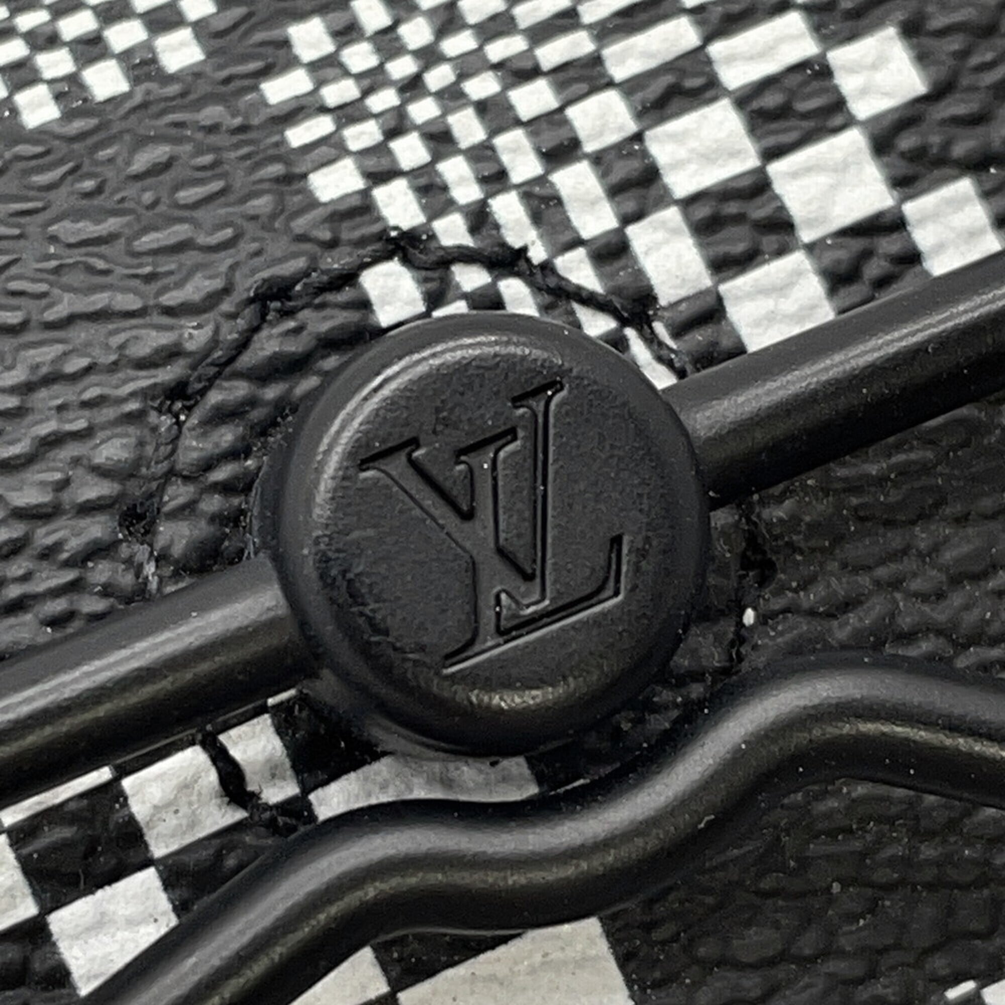 Louis Vuitton Black Blanc Noir Handbag Shoulder Bag (Pre-Owned)
