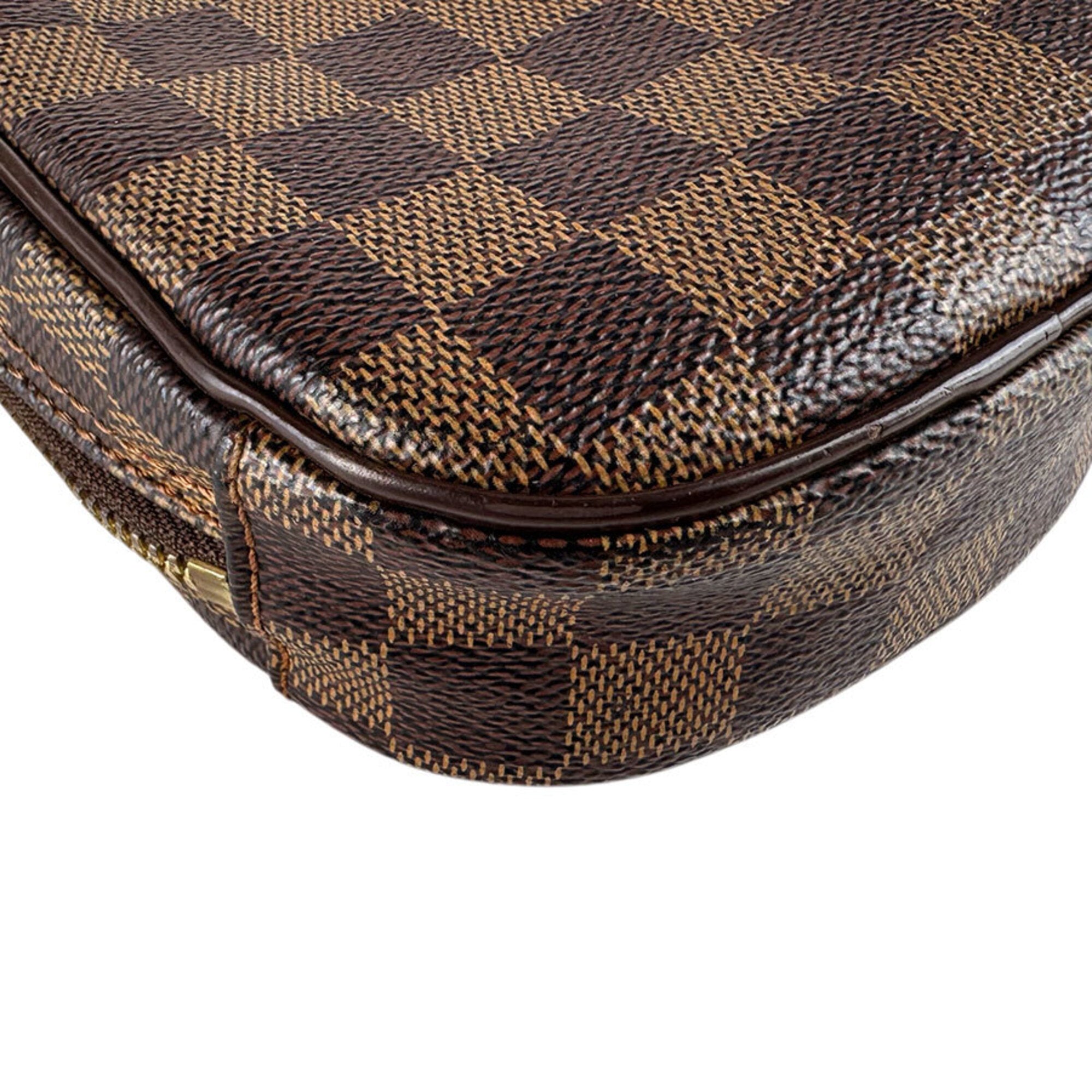 Louis Vuitton Brown Damier Canvas Damier Canvas Pochette Sling Bag (Pre-Owned)