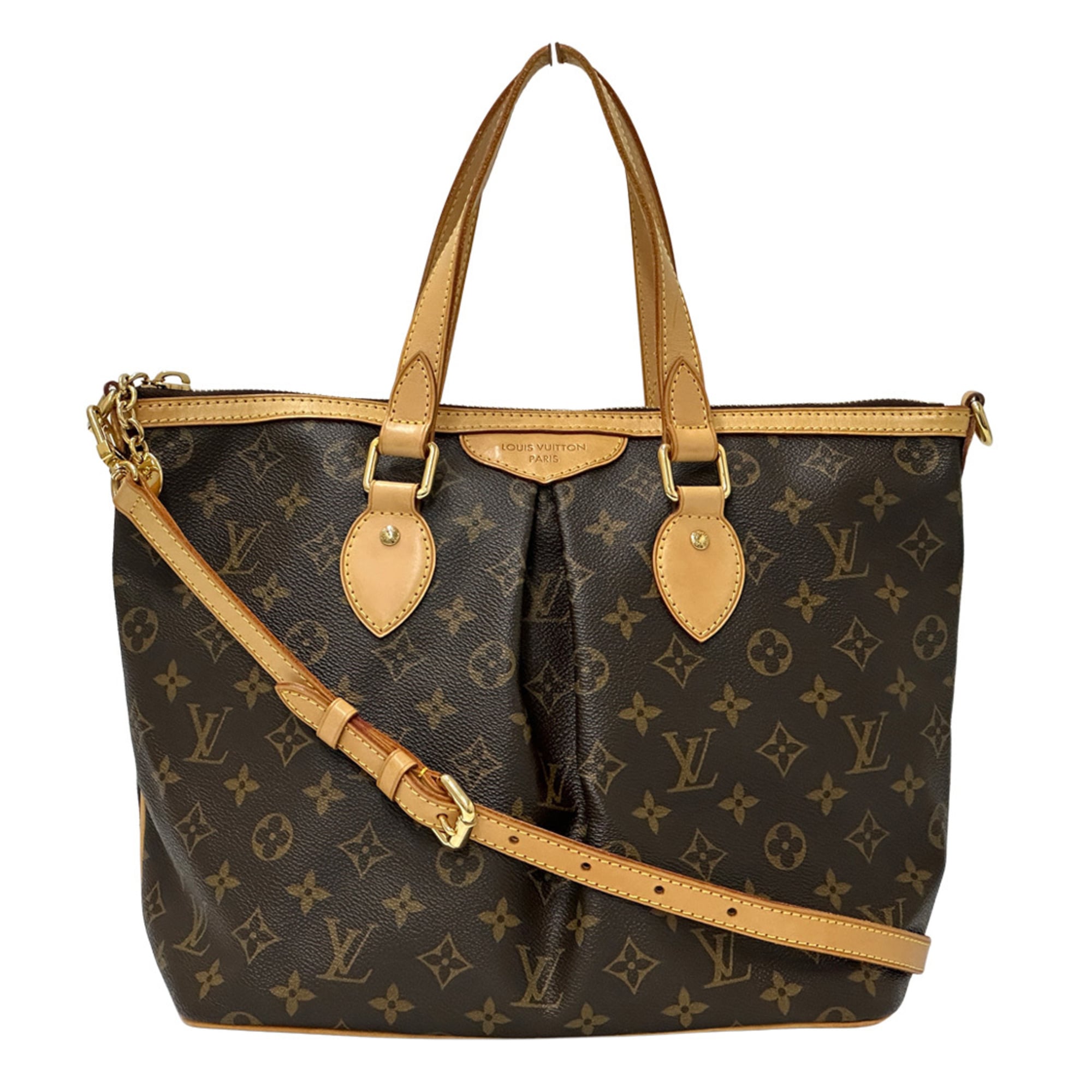 Louis Vuitton Brown Monogram Handbag Shoulder Bag (Pre-Owned)