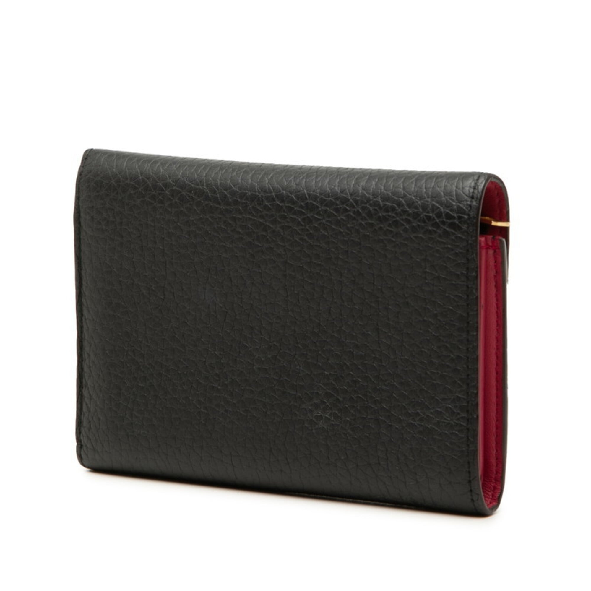 Louis Vuitton Black Noir Wallet (Tri-Fold) (Pre-Owned)