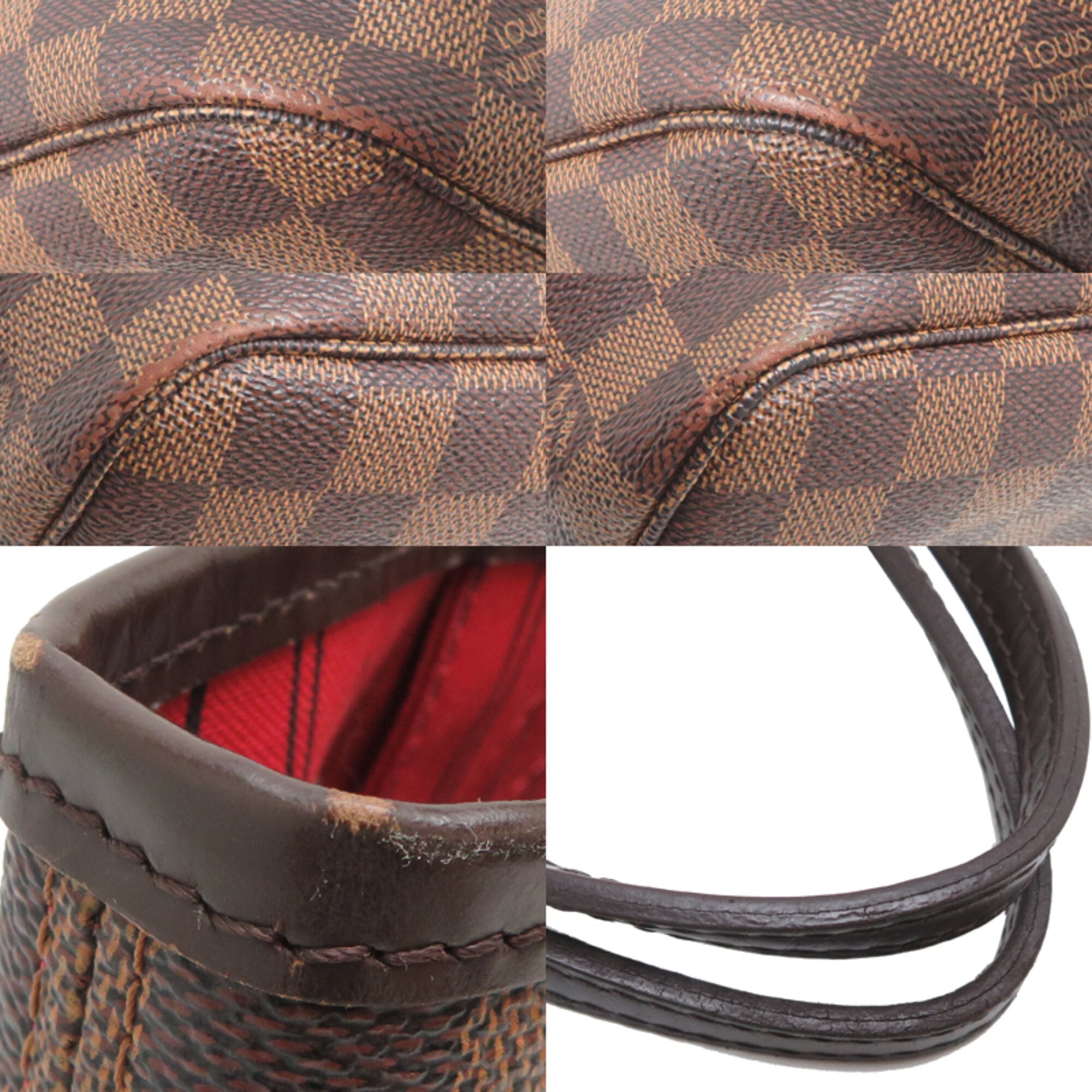 Louis Vuitton Brown Damier Canvas Tote Bag (Pre-Owned)