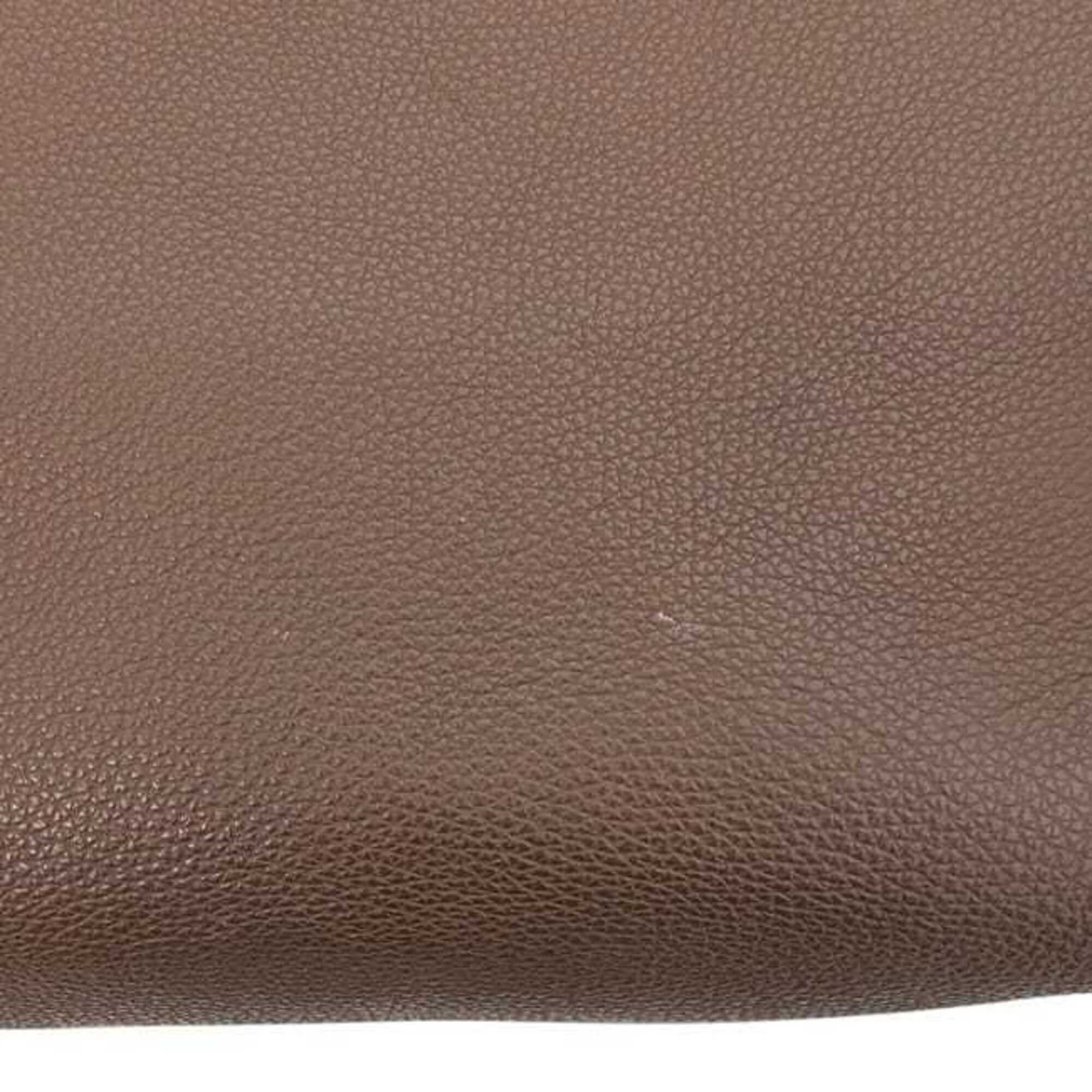 Gucci Brown Leather Tote Bag (Pre-Owned)