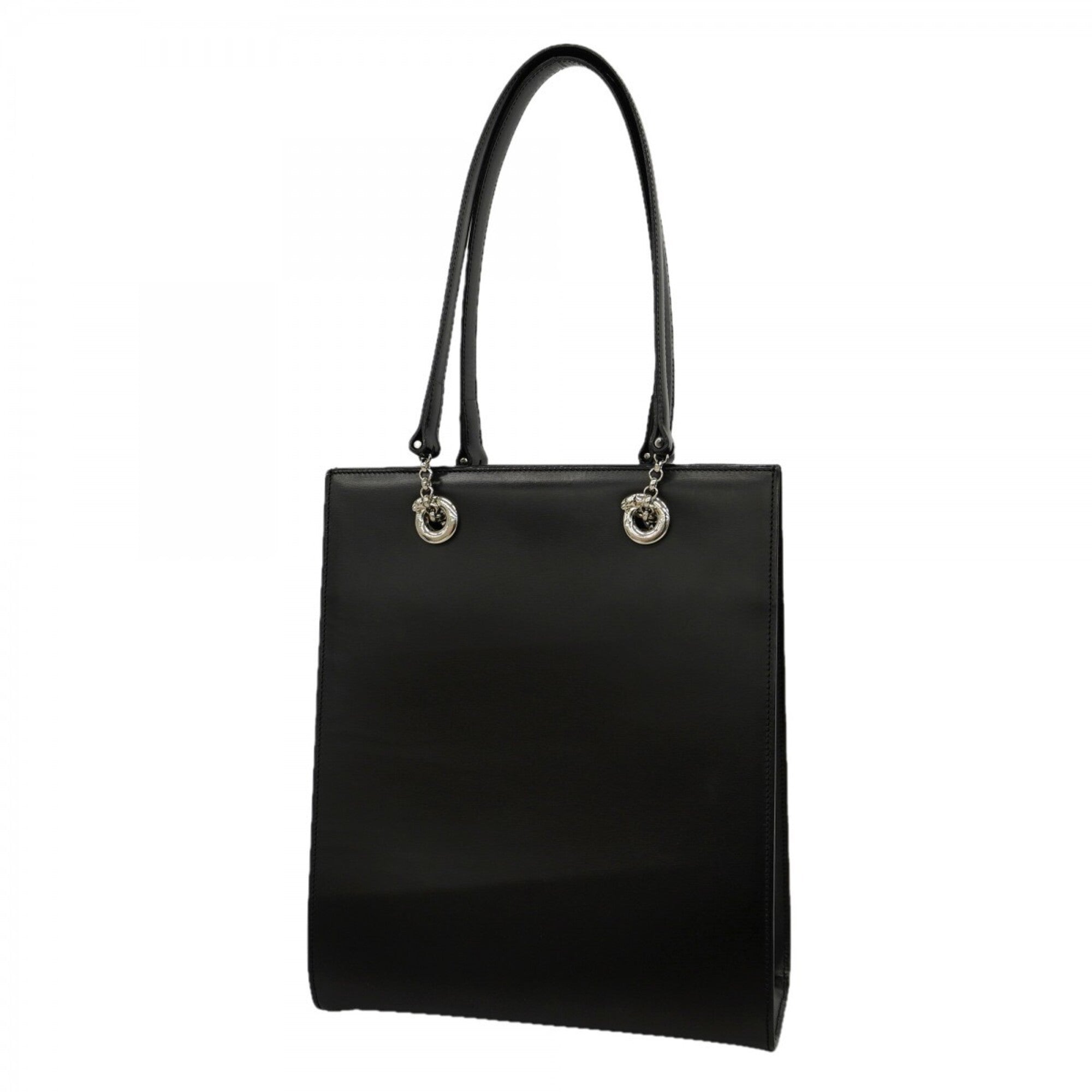 Cartier Black Leather Shoulder Bag (Pre-Owned)