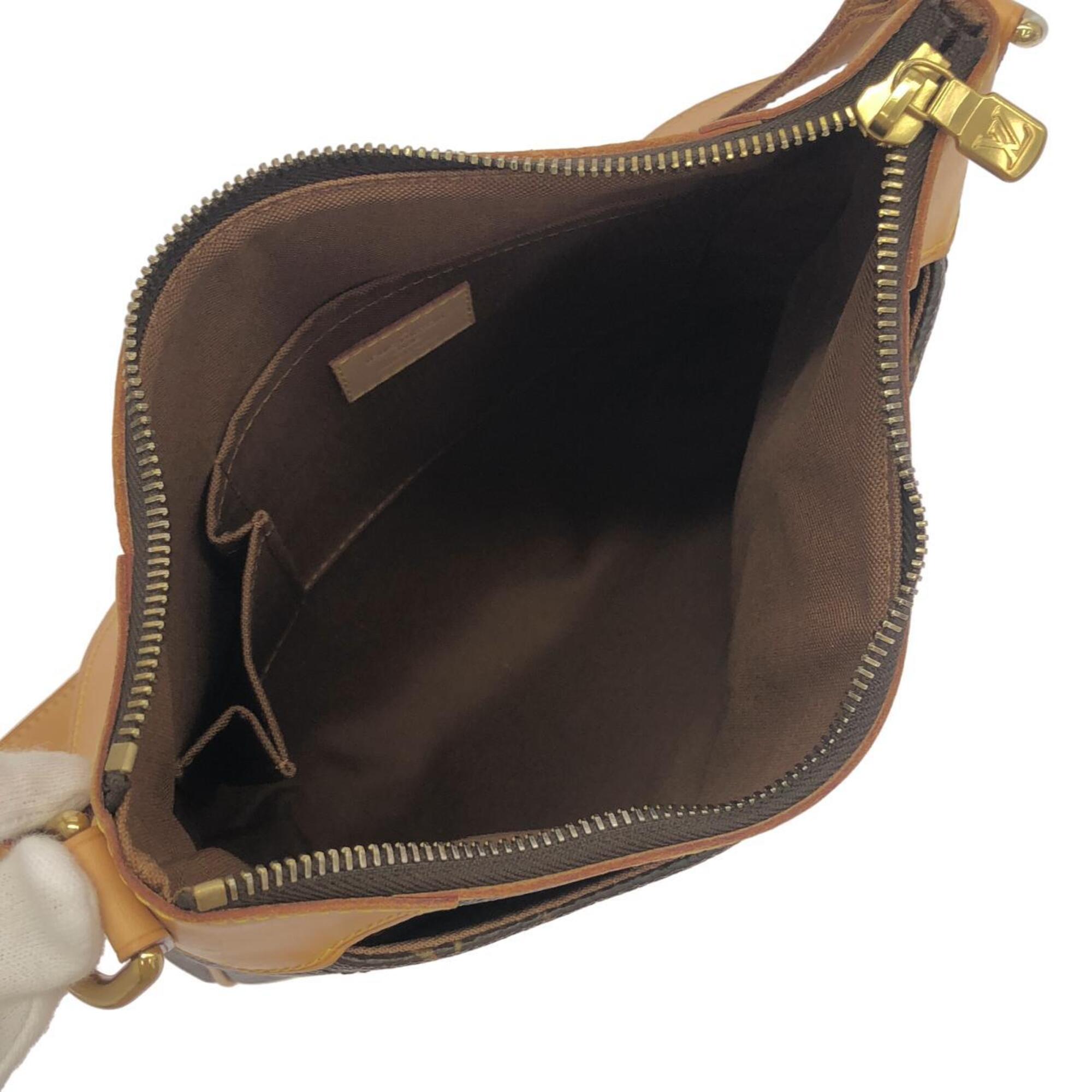 Louis Vuitton Marron Coated Canvas Shoulder Bag (Pre-Owned)