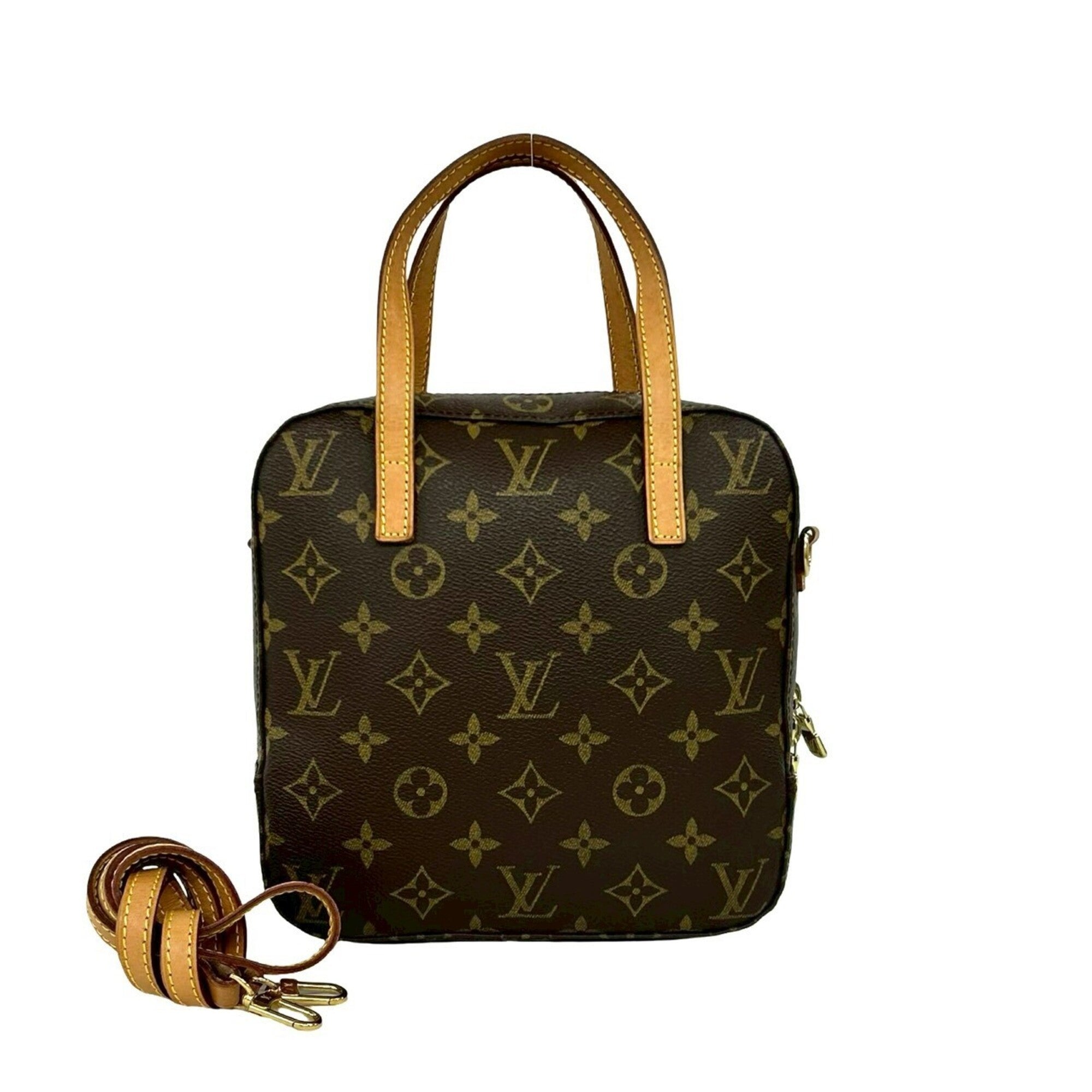 Louis Vuitton Brown Pvc Leather Pochette Shoulder Bag (Pre-Owned)
